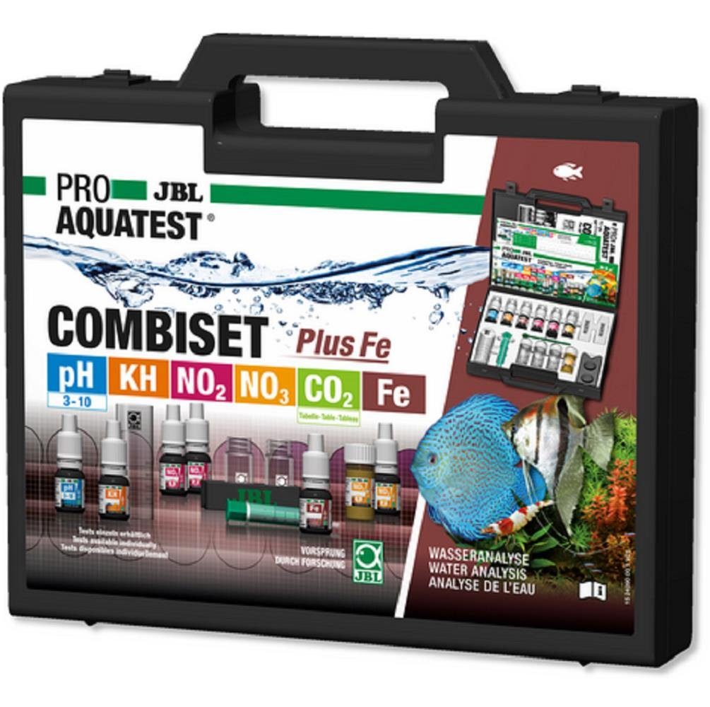 Aquarium-Wassertest JBL PROAQUATEST Combiset Plus Fe Testkoffer für Wasseranalysen Süßwas