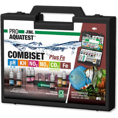 JBL GmbH & Co. KG Aquarium-Wassertest JBL PROAQUATEST Combiset Plus Fe Testkoffer für Wasseranalysen Süßwas, Wassertestkoffer