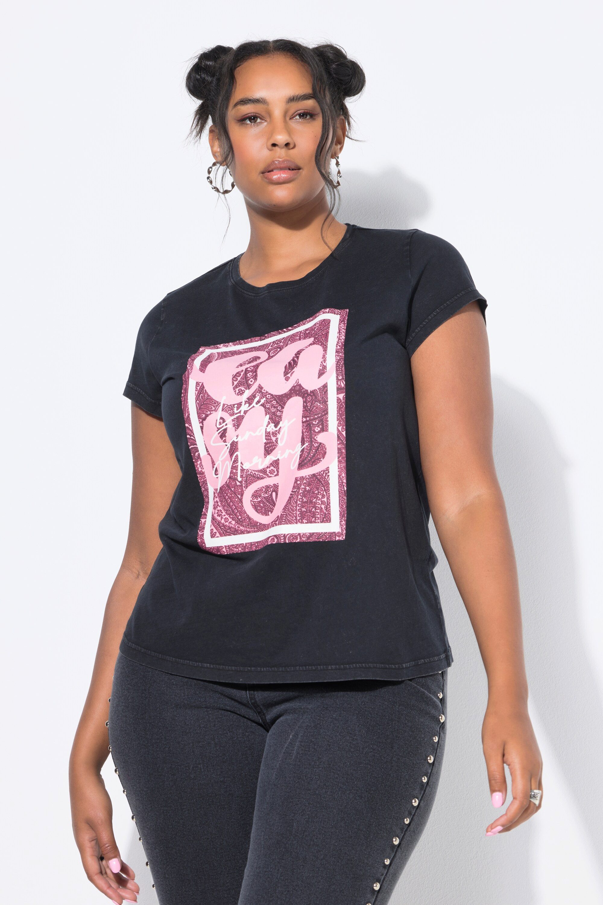 T-Shirt T-Shirt Classic Shape Paisley-Statement