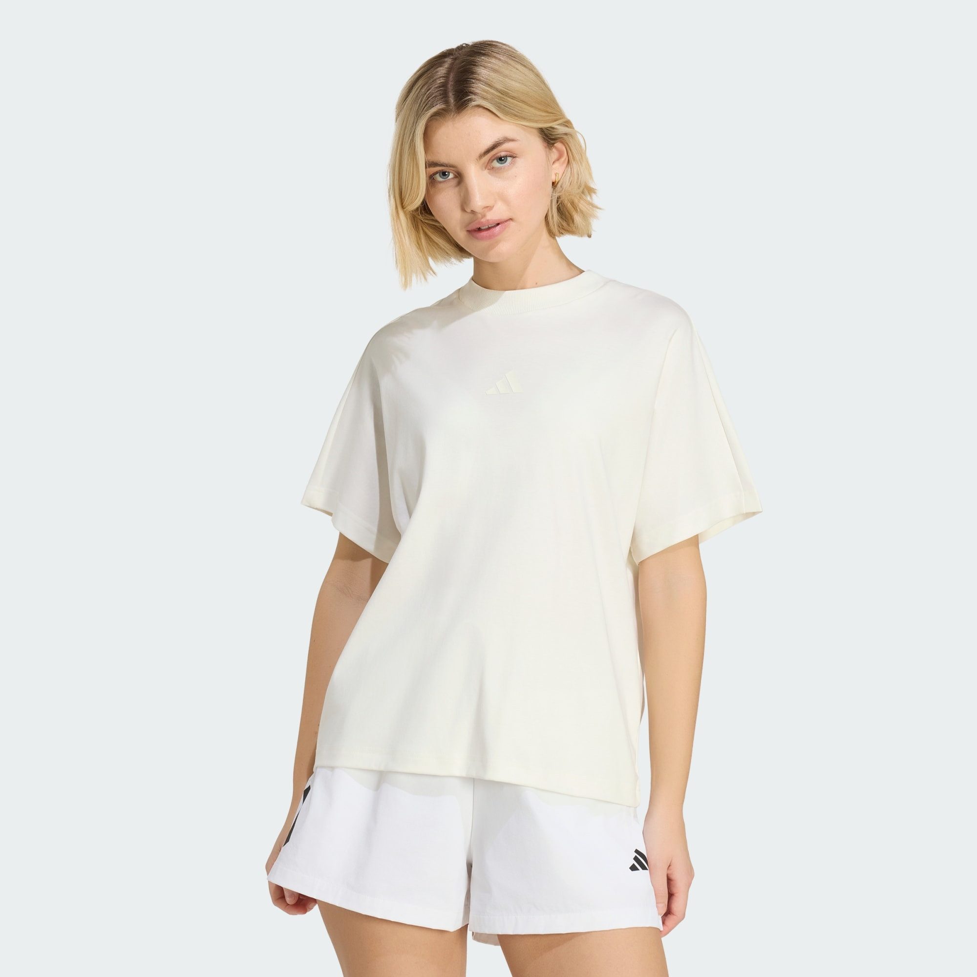 adidas Sportswear T-Shirt SOFT LUX LOCKERES T-SHIRT (1-tlg)