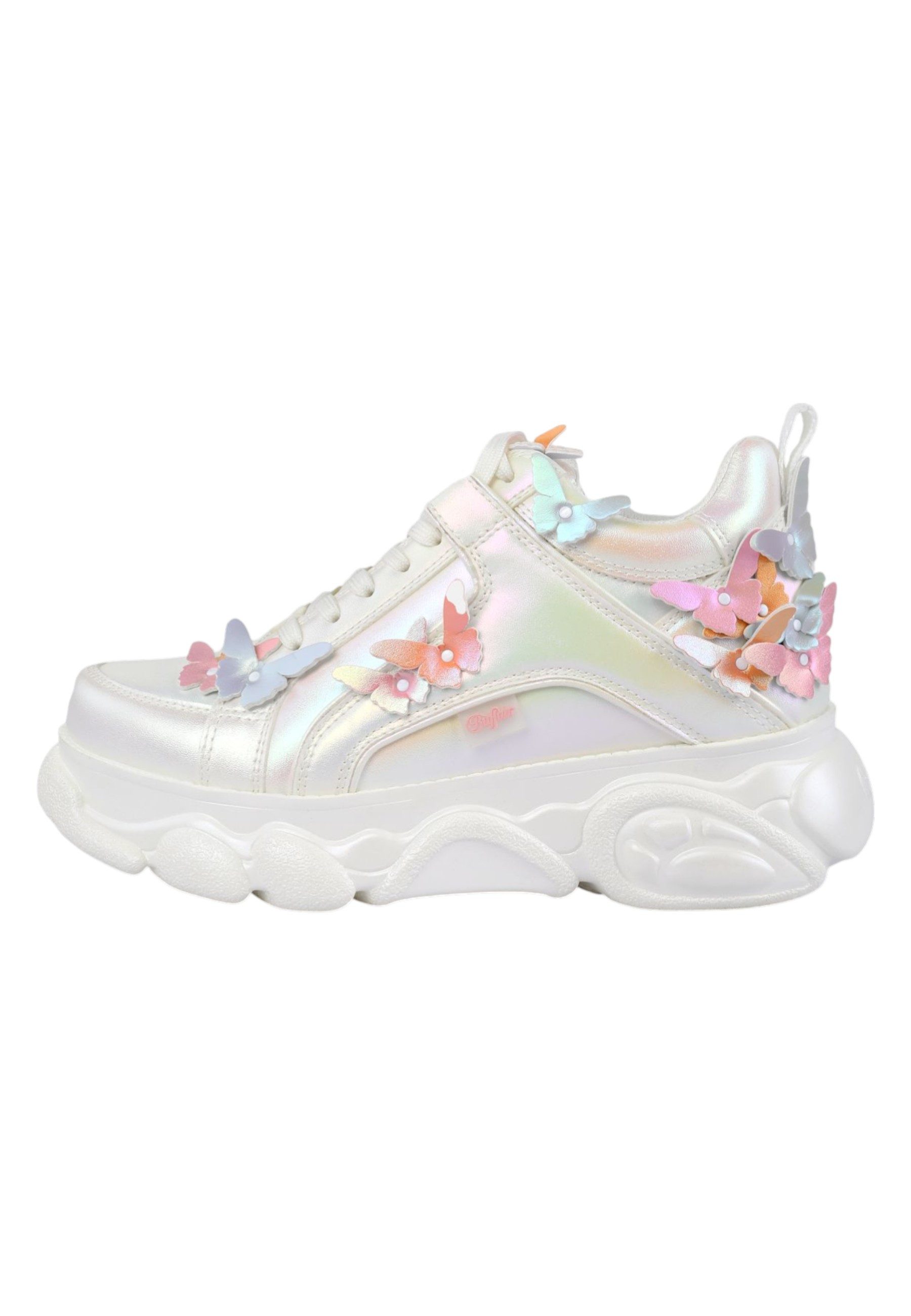 Buffalo 1636689 CLD Corin Butterfly White Pink Sneaker – Bild 2 von 5