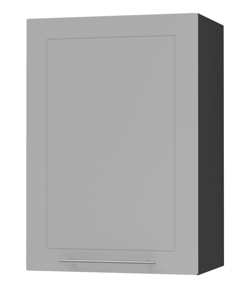 RAL 7040 fenstergrau matt | Korpus: schwarz