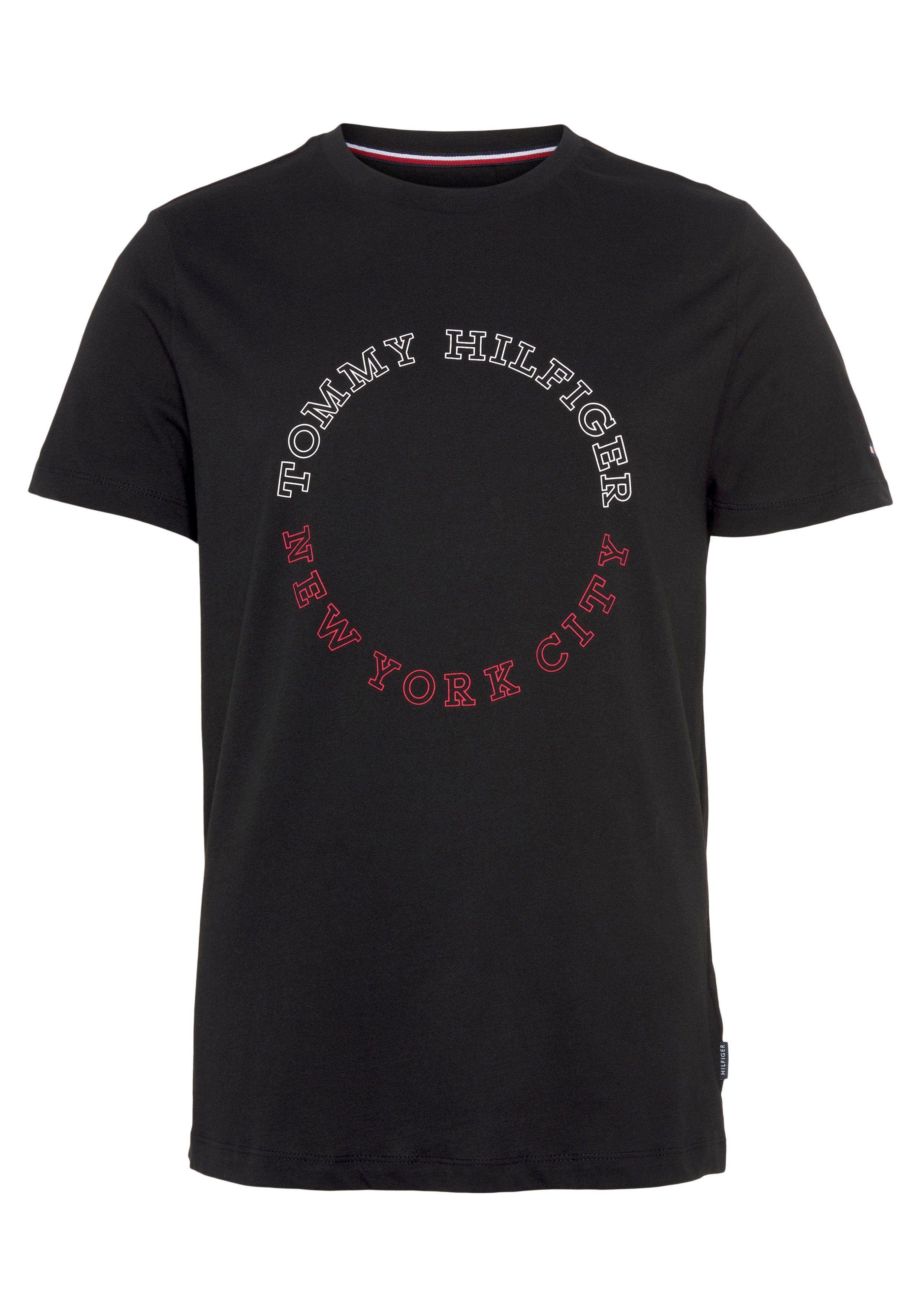 Tommy Hilfiger T-Shirt MONOTYPE ROUNDLE TEE | Rundhalsshirts