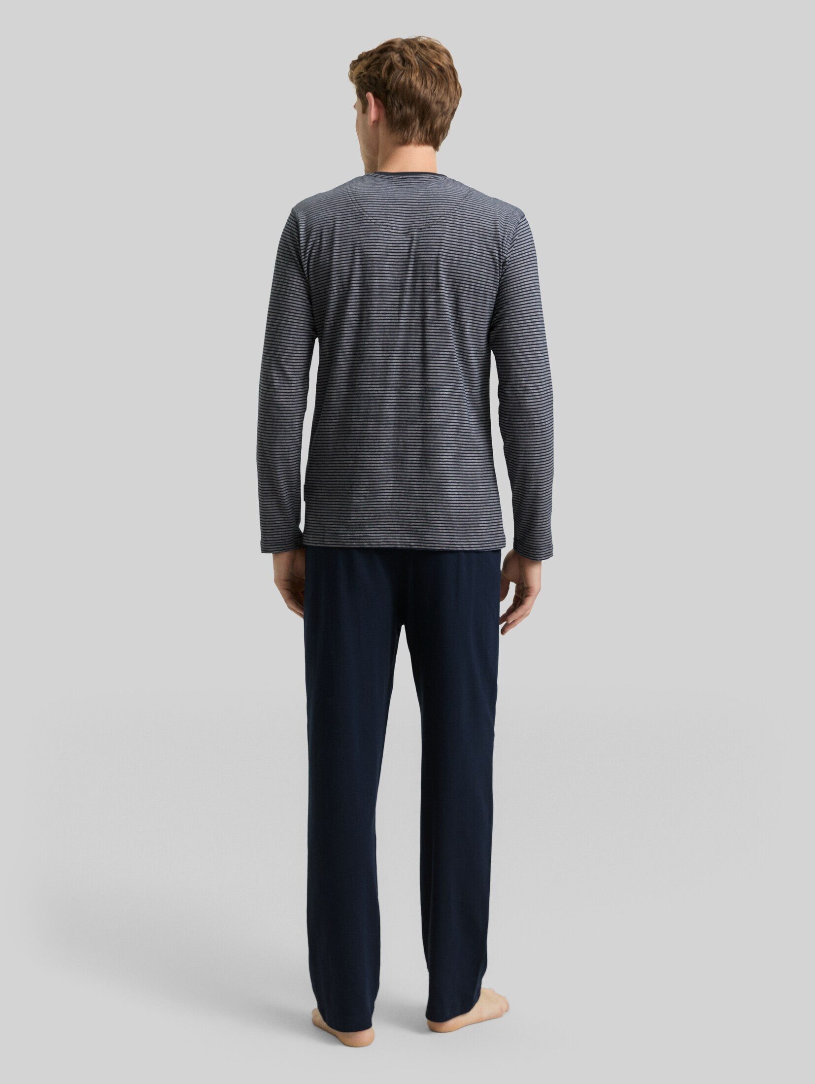 TOM TAILOR Pyjama Unterwäsche (2 tlg) Pyjama-Set aus Baumwolle