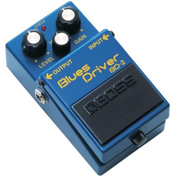 Boss by Roland E-Gitarre BD-2 Blues Driver Effektgerät + Klinkenkabel