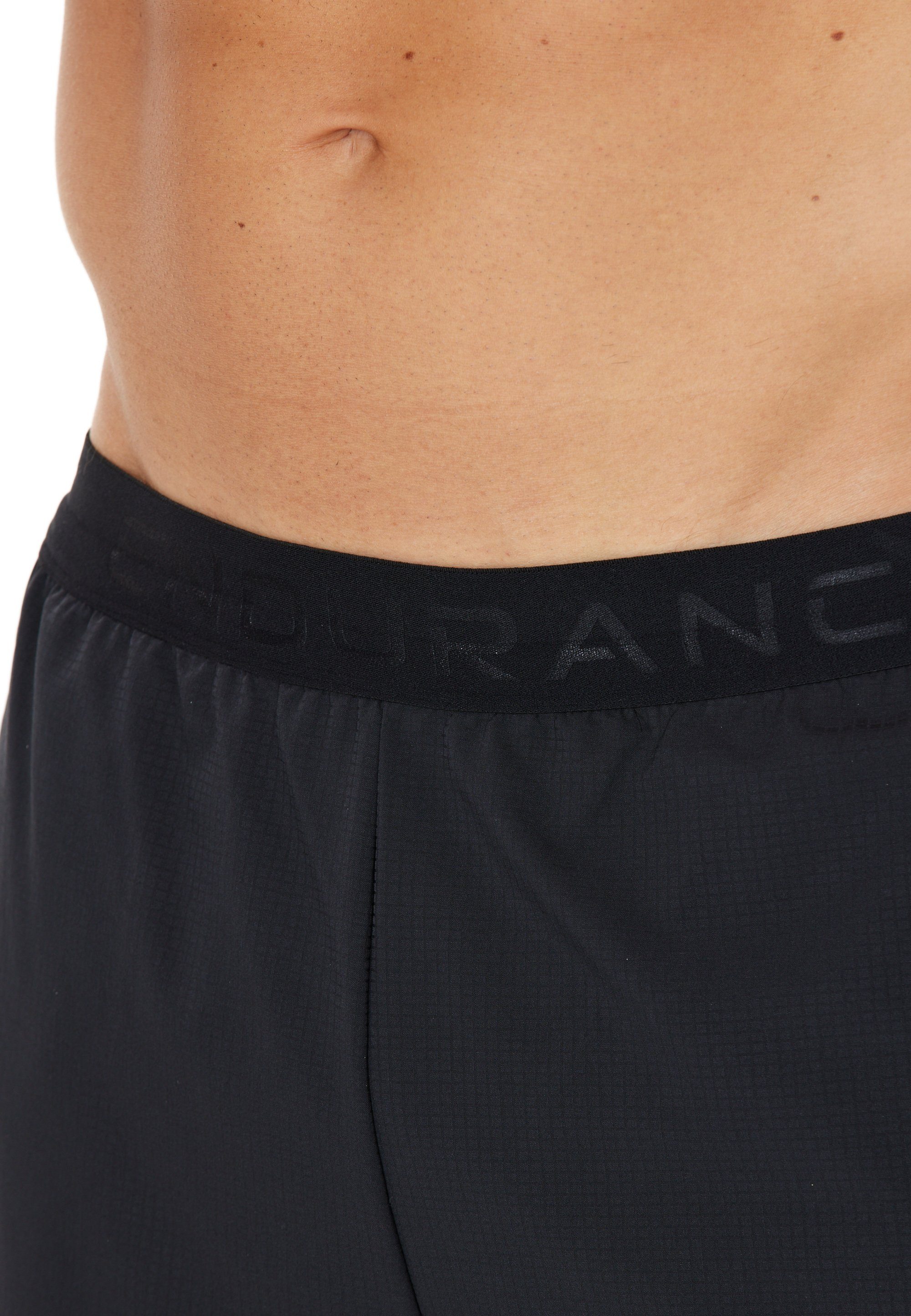 schwarz ENDURANCE Tights Air mit integrierter Shorts