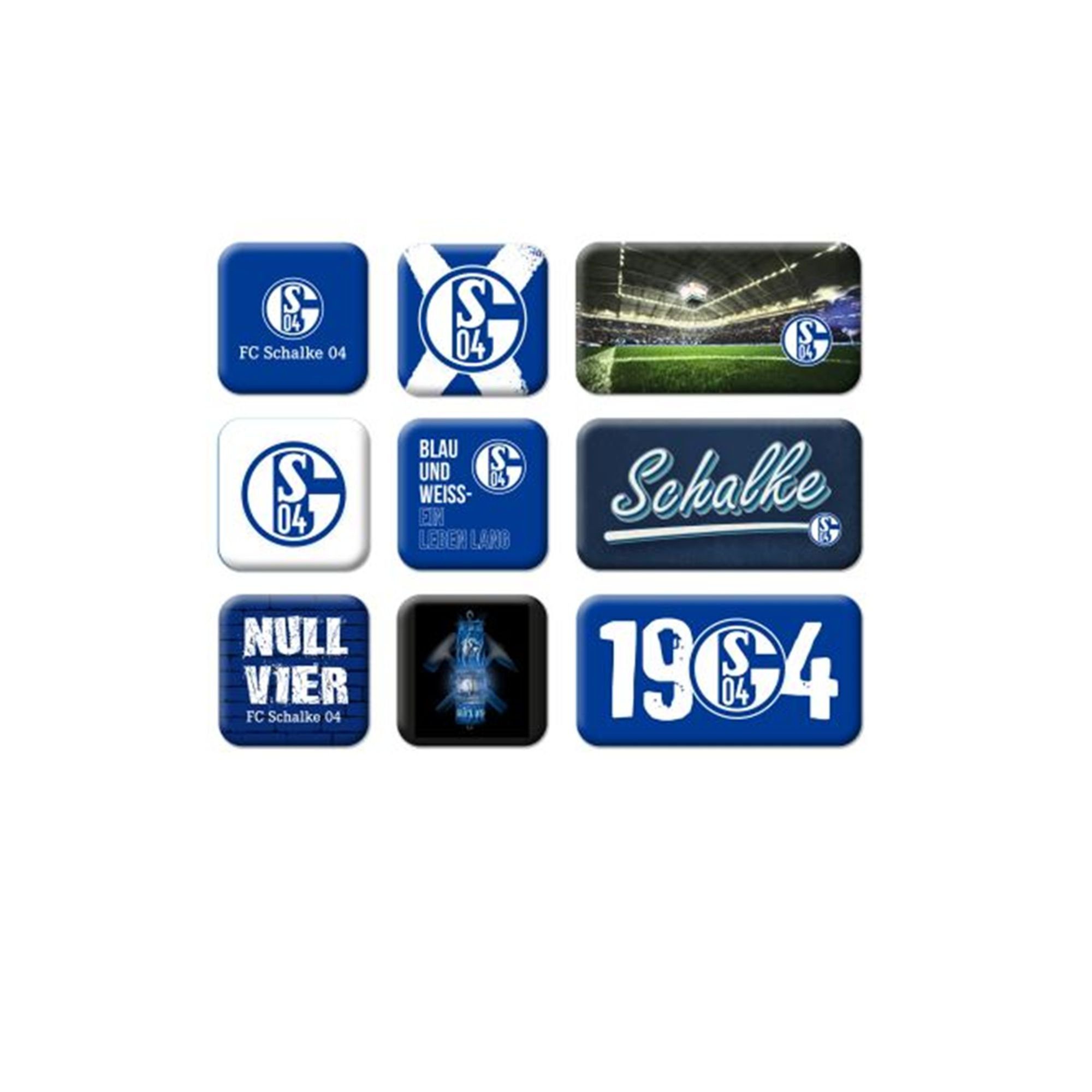 FC Schalke 04 Magnet Magnet 9er -Set