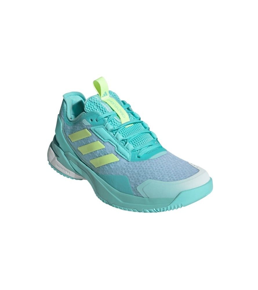 adidas Performance Hallen-Indoorschuhe CrazyFlight 6 aquablau/mint Damen Badmintonschuh