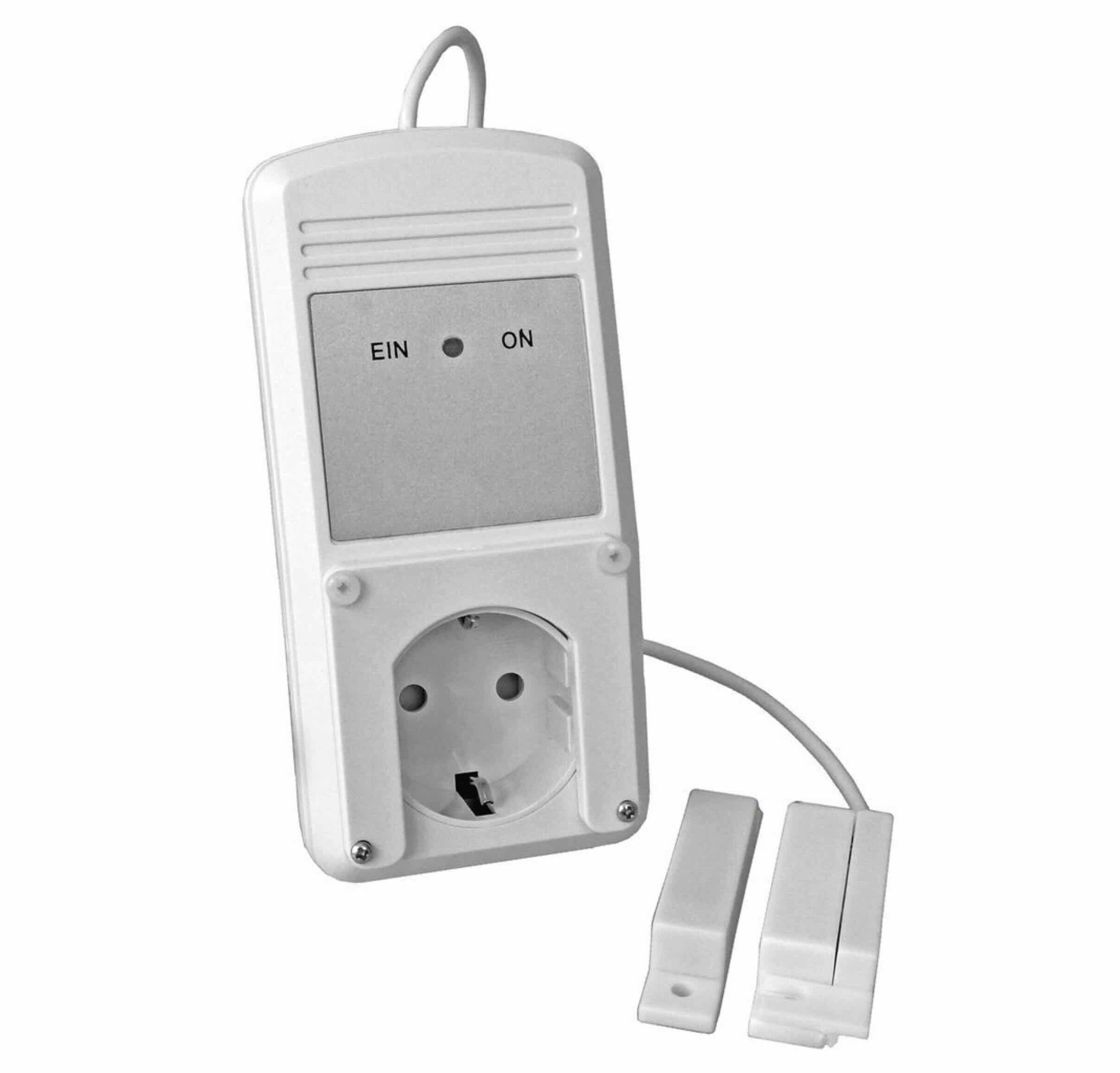 BROKO Lüftungsschacht Fensterkontaktschalter Kabelsystem, weiß