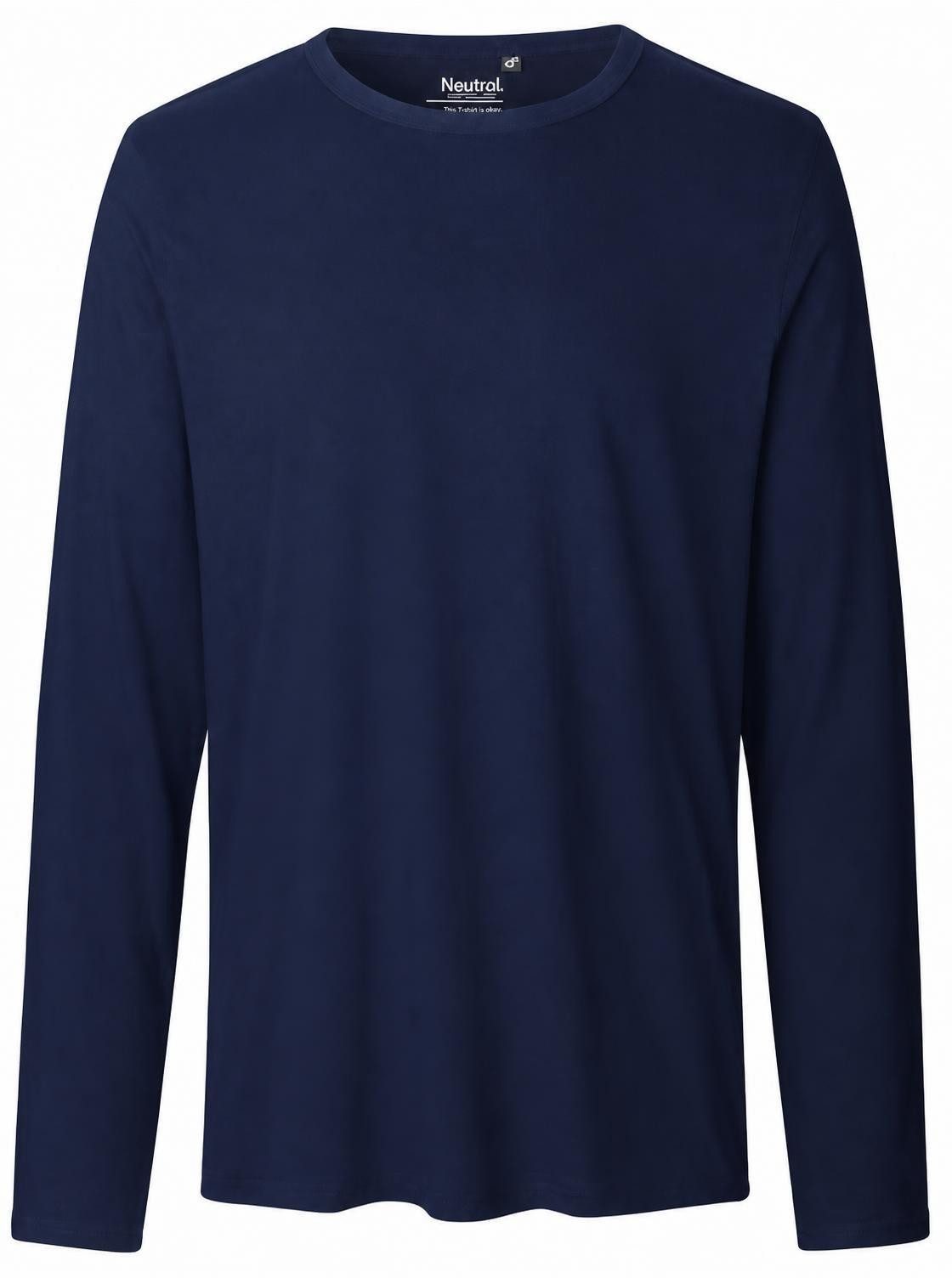 Neutral Langarmshirt Herren Long Sleeve T-Shirt / 100% Fairtrade-Baumwolle