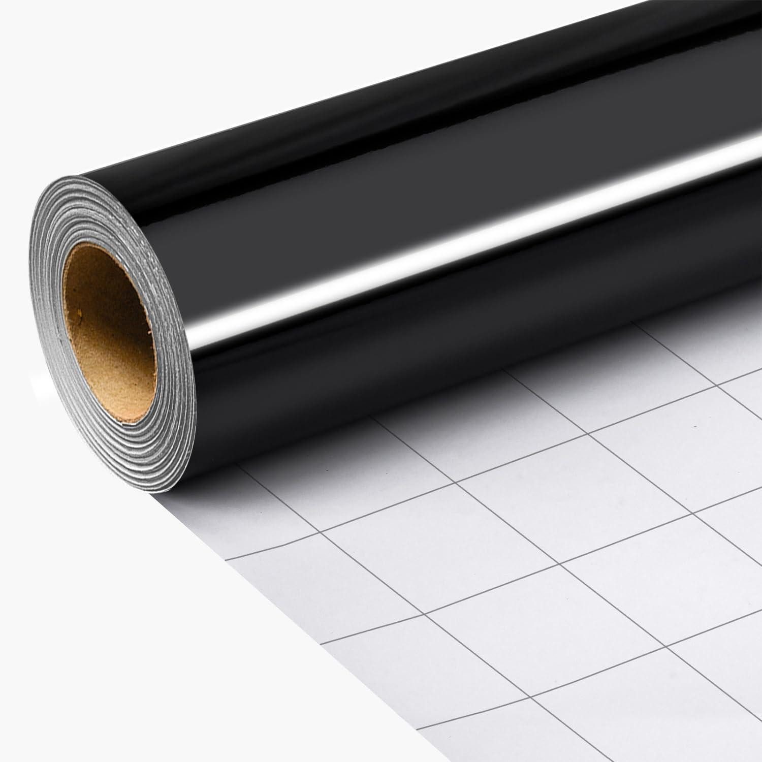 LuxusKollektion Geschenkpapier Geschenkpapier Metallic Schwarz 43x10m, (1St)