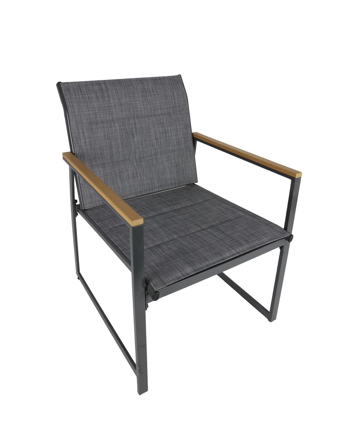 BURI Gartensessel Outdoor-Lounge-Sessel Metall Gartenstuhl Regiestuhl Terrasse Balkon
