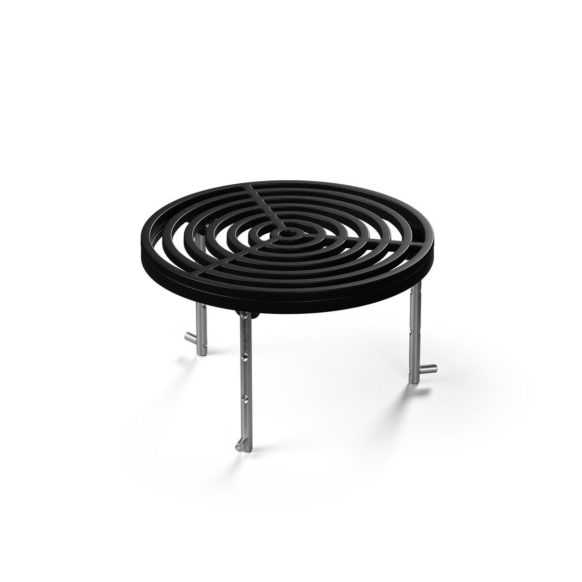 höfats Feuerschale Sear Grate BOWL, (Gussrost für zusätzliche Grillfläche auf Bowl mit Plancha Ring, Grillplatte höhenverstellbar, sicherer Stand Dank Dreipunktauflage), inkl. Hebewerkzeug