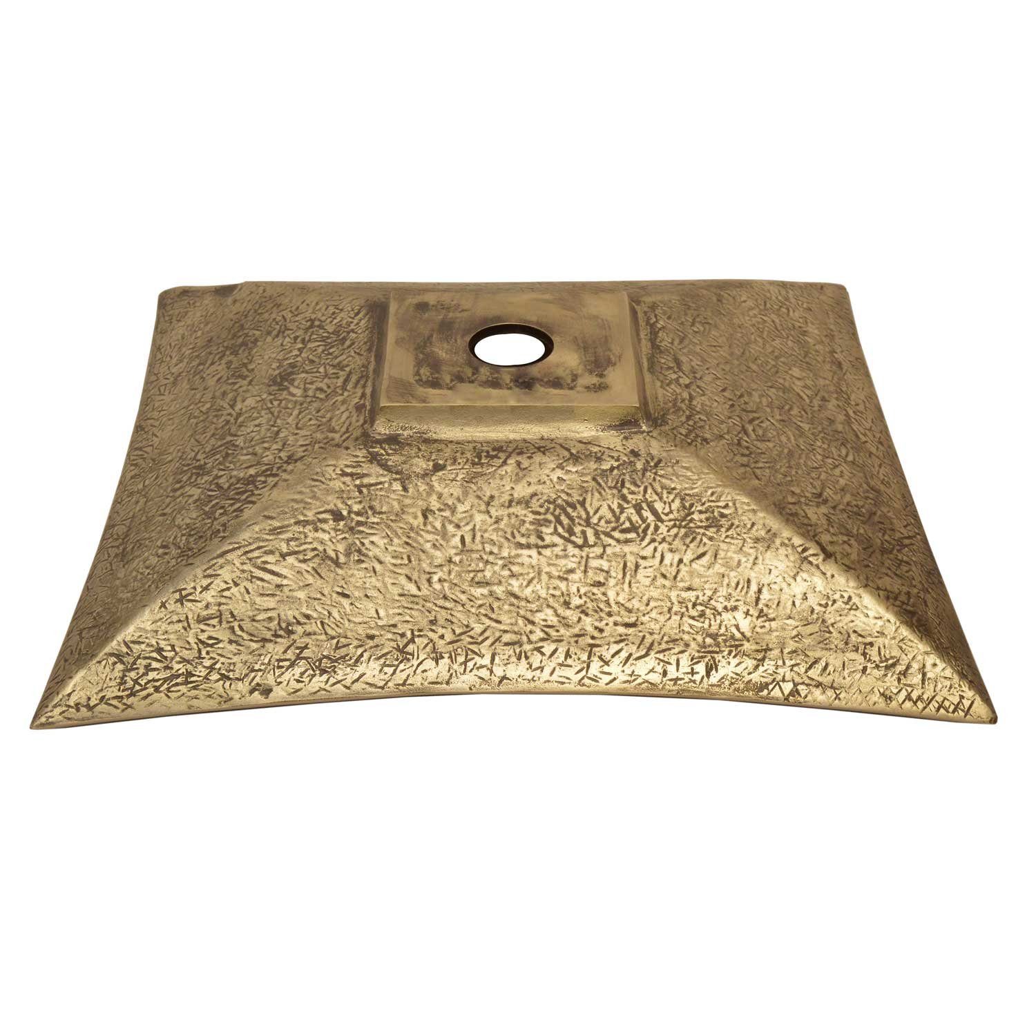 Casa Moro Aufsatzwaschbecken Orientalisches Messing Waschbecken Aida in Bronze Gold, CMDM14