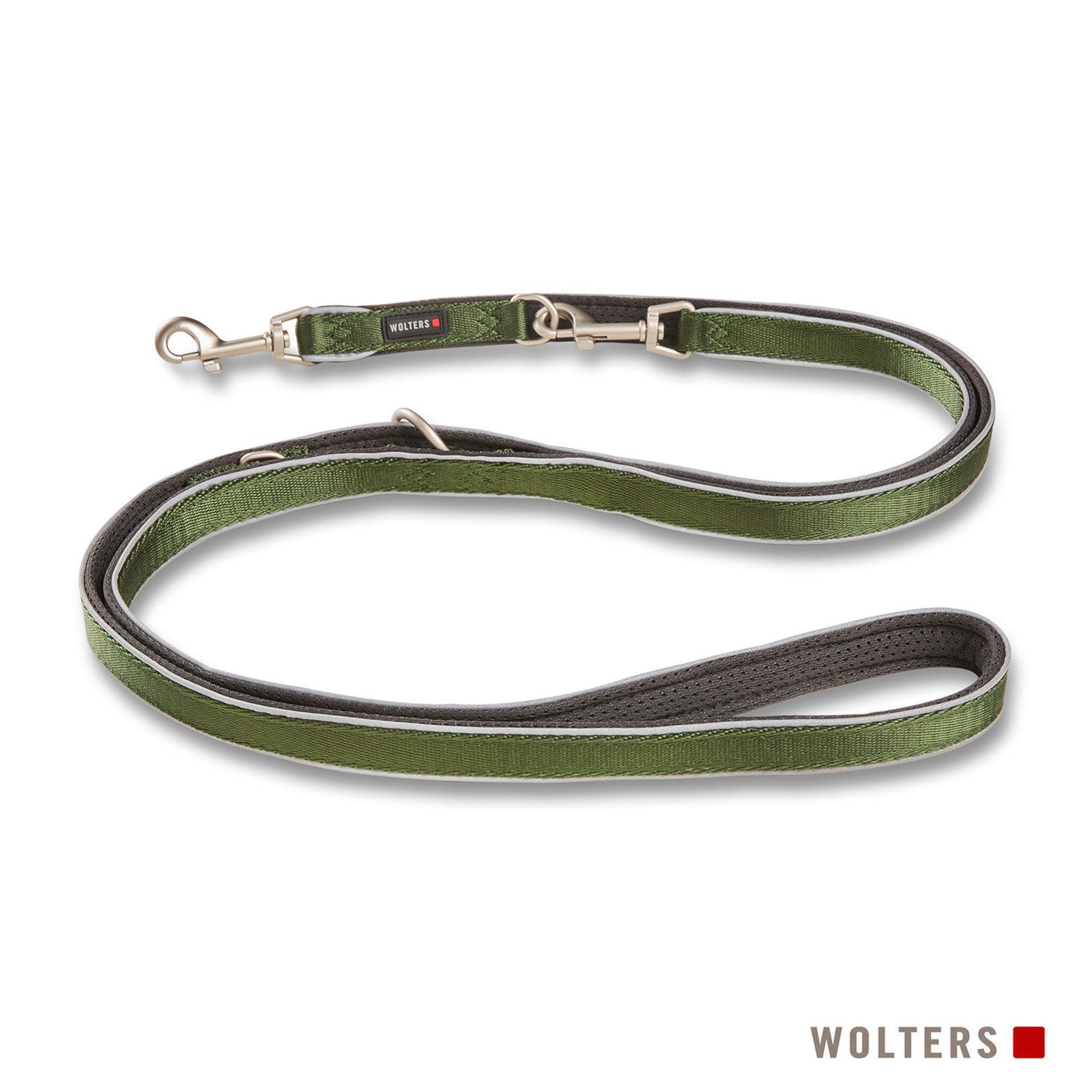 Wolters Führleine Active Pro Comfort Führleine, grün / anthrazit, Nylon