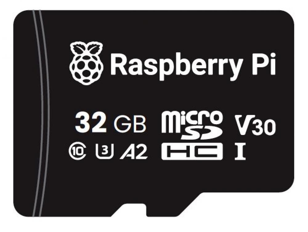Raspberry Pi microSDHC Speicherkarte, A2, Class 10, U3, 32GB Speicherkarte