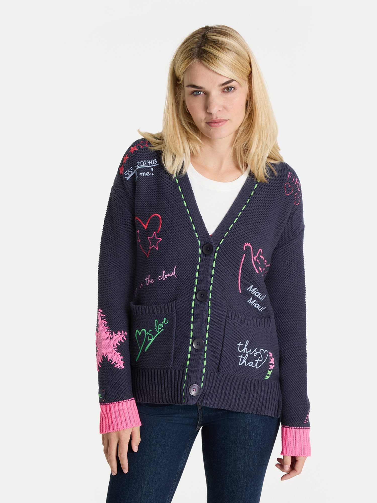 Lieblingsstück Strickjacke ArunaL mit 60% Baumwolle