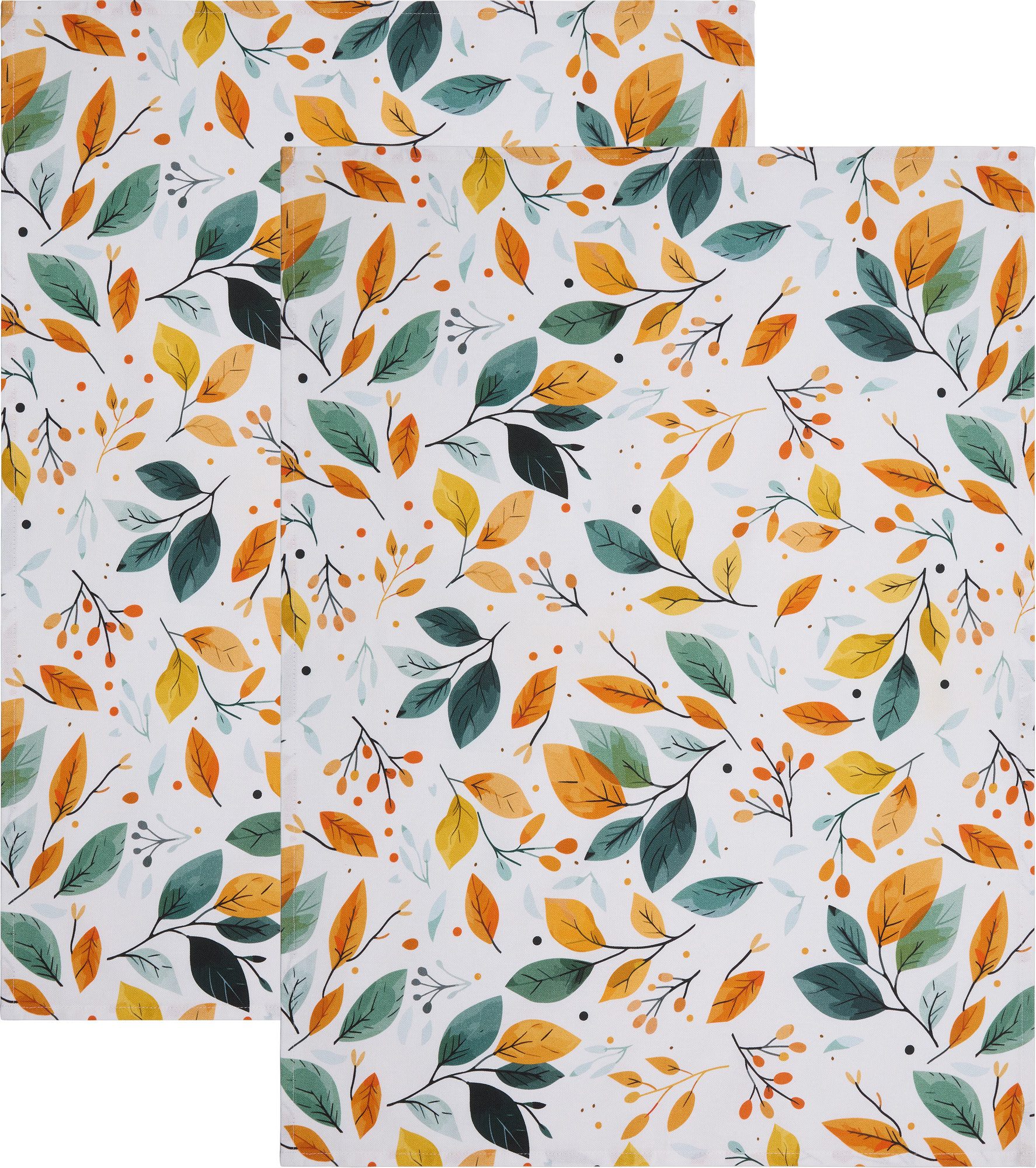 REDBEST Geschirrtuch Geschirrtuch 2er-Pack, Baumwolle Blatt günstig online kaufen