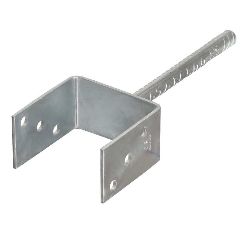 Thumbnail - vidaXL H-Pfostenanker Pfostenträger 6 Stk. Silbern 10×6×30 cm Verzinkter Stahl, (6-St)