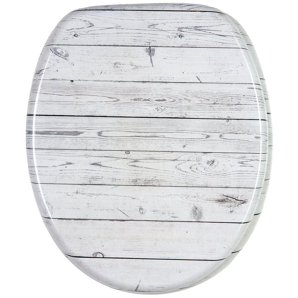 Sanilo WC-Sitz Timber mit Absenkautomatik, Toilettendeckel direkt vom Hersteller, hochwertig & moderner Klodeckel mit Motiv, universell, leichte Montage