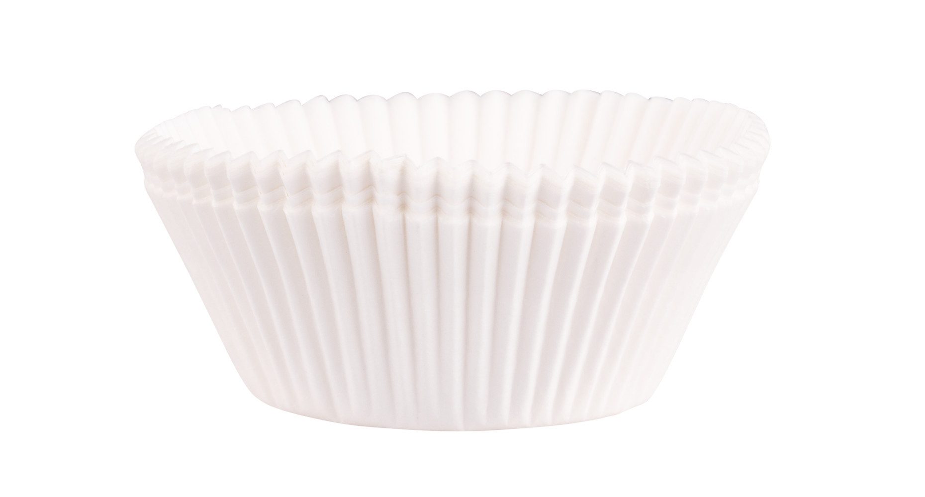 Demmler Muffinform Backförmchen in Weiß - 100 Stück - 5 x 3,2 cm - aus Pergamentersatz, lebensmittelecht und fettdicht - backfest bis 220°C - Made in Germany