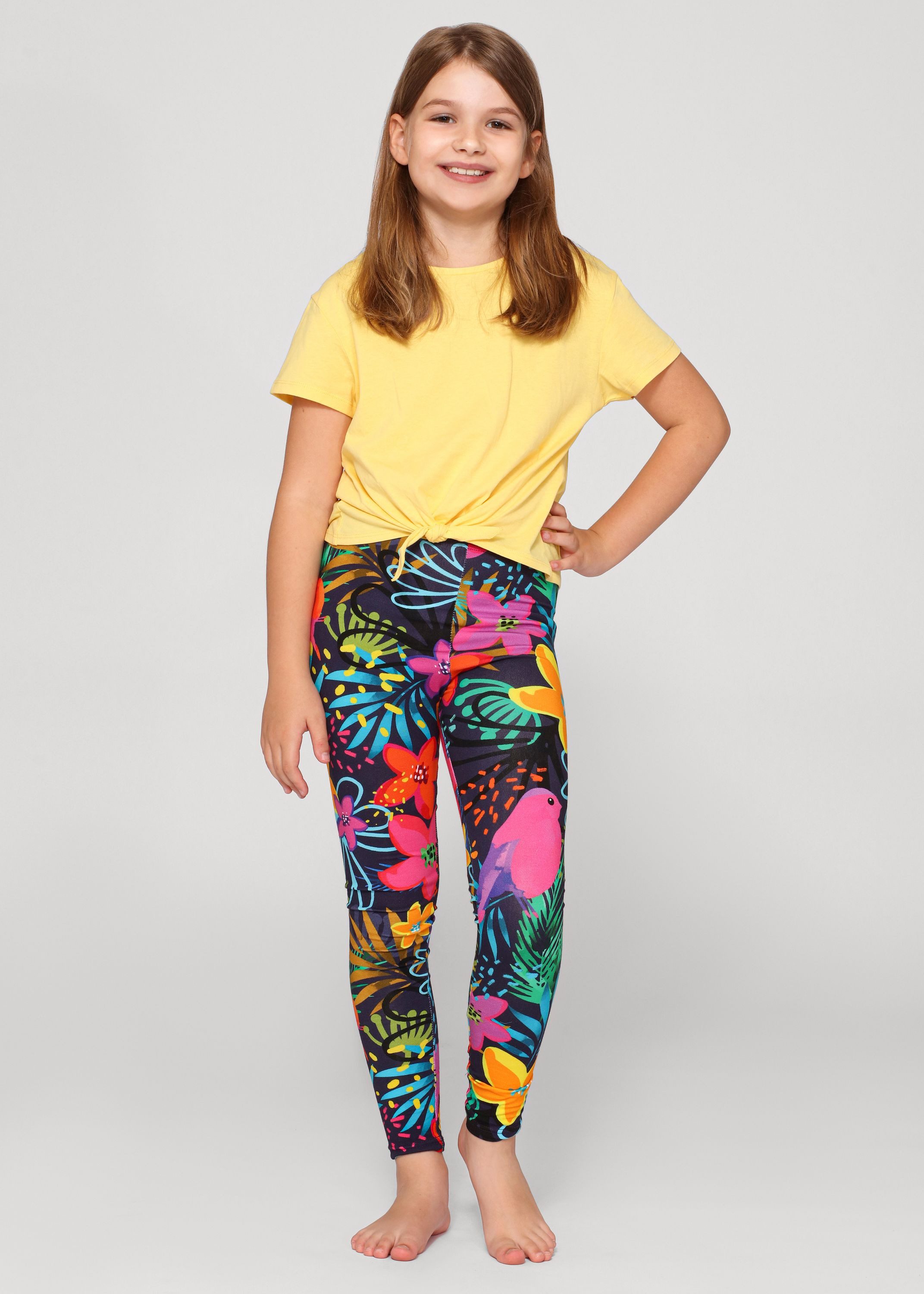 Merry Style Leggings Mädchen Lange Hose MS10-337 (1-tlg) aus Baumwolle