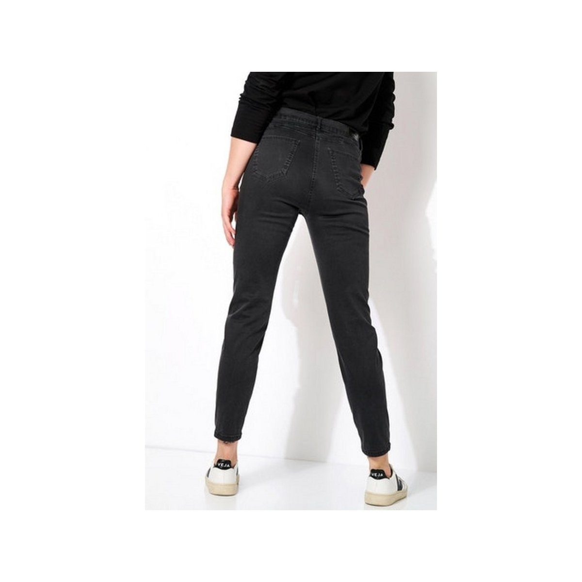 dunkel-grau 5-Pocket-Jeans TONI (1-tlg)
