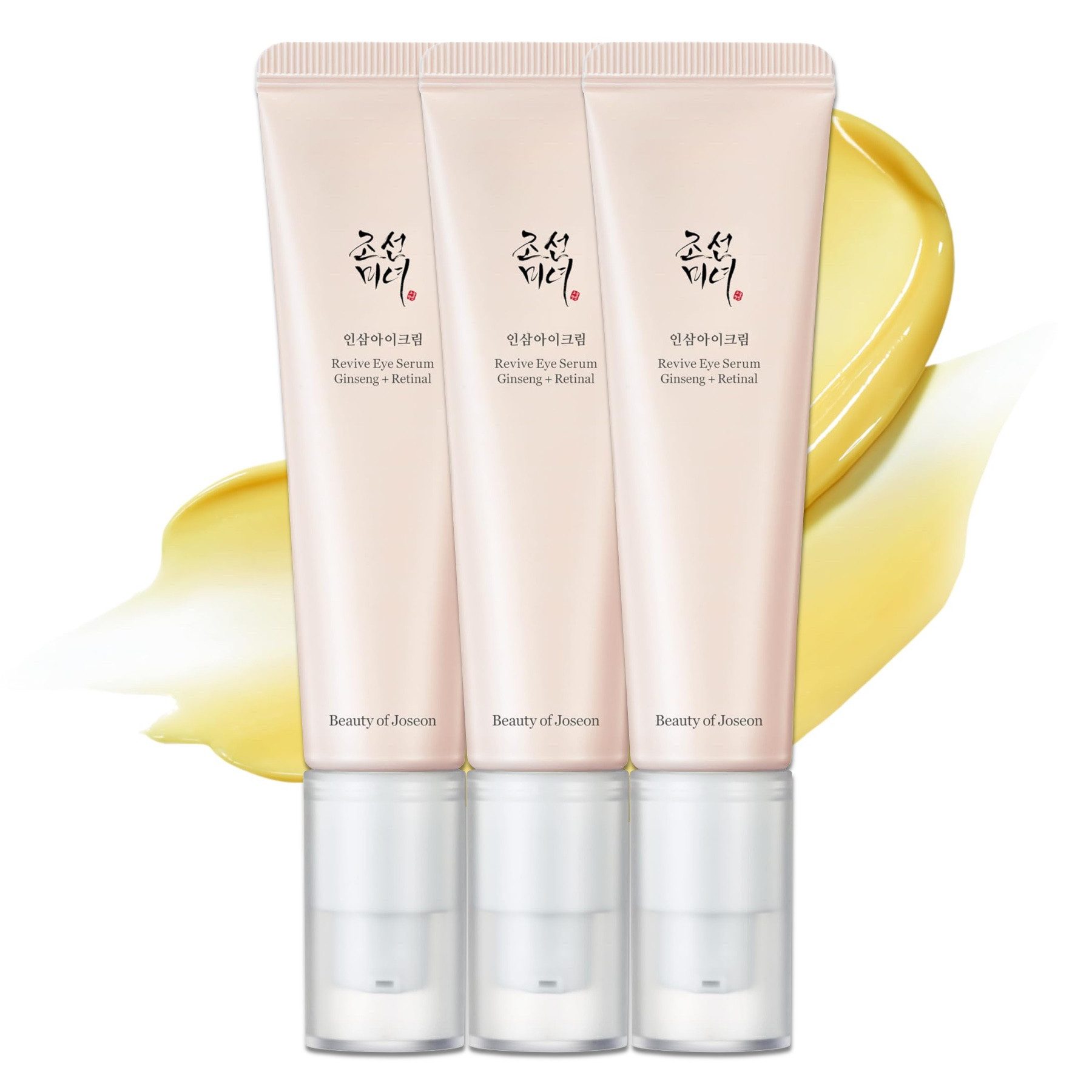 Beauty of Joseon Augenserum Augenpflege Beauty of Joseon Revive Eye Serum mit Ginseng Retinal, 3-tlg., Augenschatten, Falten, Fatigue/Müdigkeit