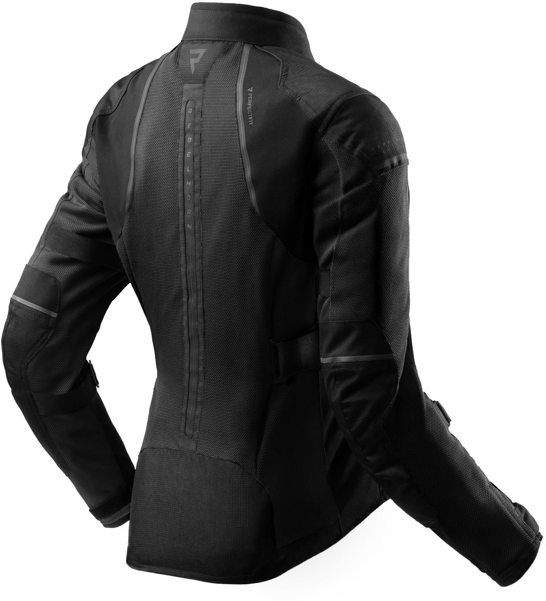 Rebelhorn Motorradjacke Scandal 3 Damen Motorrad Textiljacke Verbindungsreißverschluss,Ellenbogenprotektoren enthalten,perfori