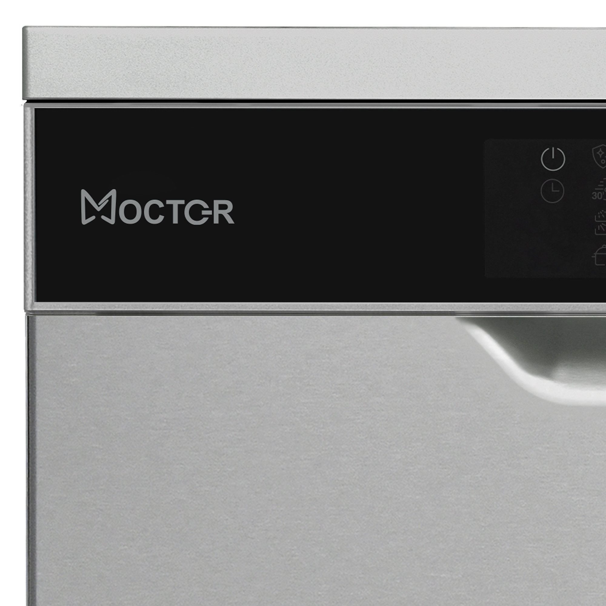 MOCTOR Standgeschirrspüler Serie 9 DW70014AS, 14 Maßgedecke, Water Box, Auto Door, 10 Programme, Aquastop, Dampfreinigung