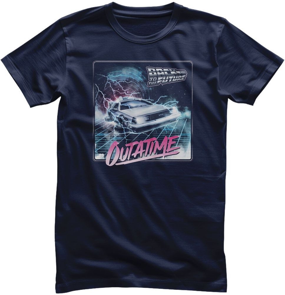 Back to the Future T-Shirt Back To The Future - 80's Outatime T-Shirt