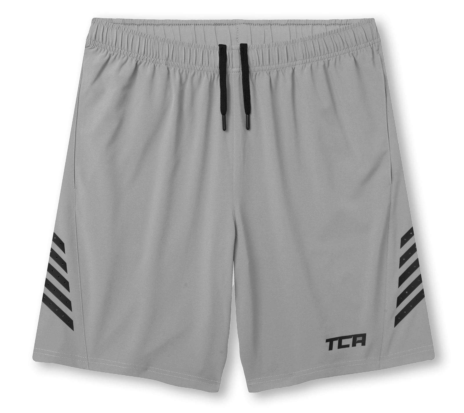 Laufshorts Hellgrau TCA mit Laser - Trainingsshorts TCA Taschen Herren