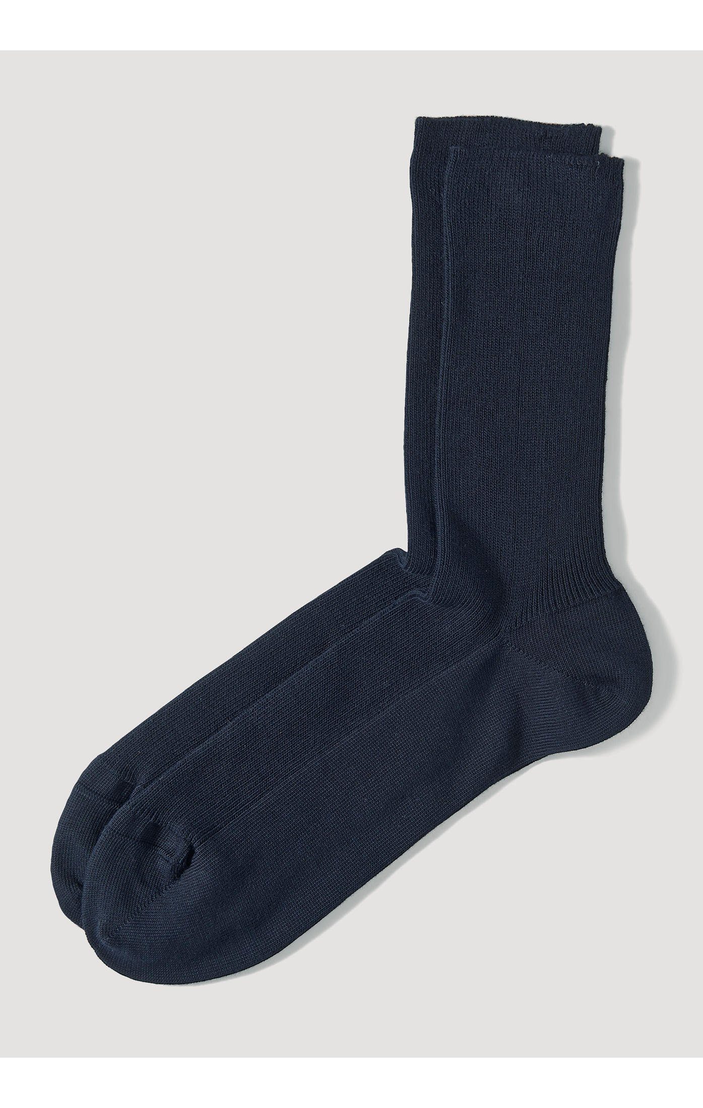 Hessnatur Socken aus reiner marine (1-Paar) Bio-Baumwolle