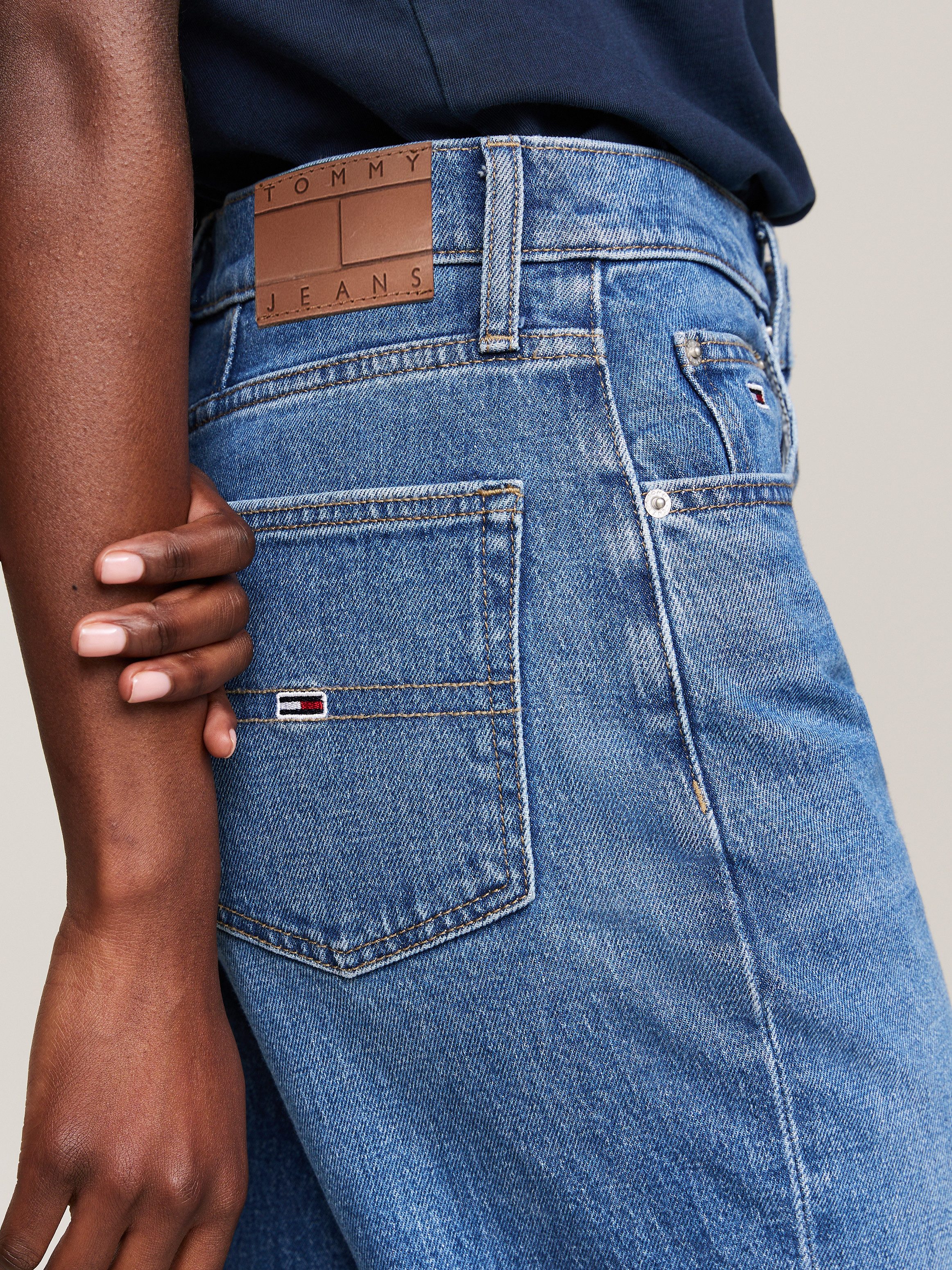 Tommy Jeans Tapered-fit-Jeans High waist - Mom-Jeans Tapered Im 5-Pocket-St günstig online kaufen