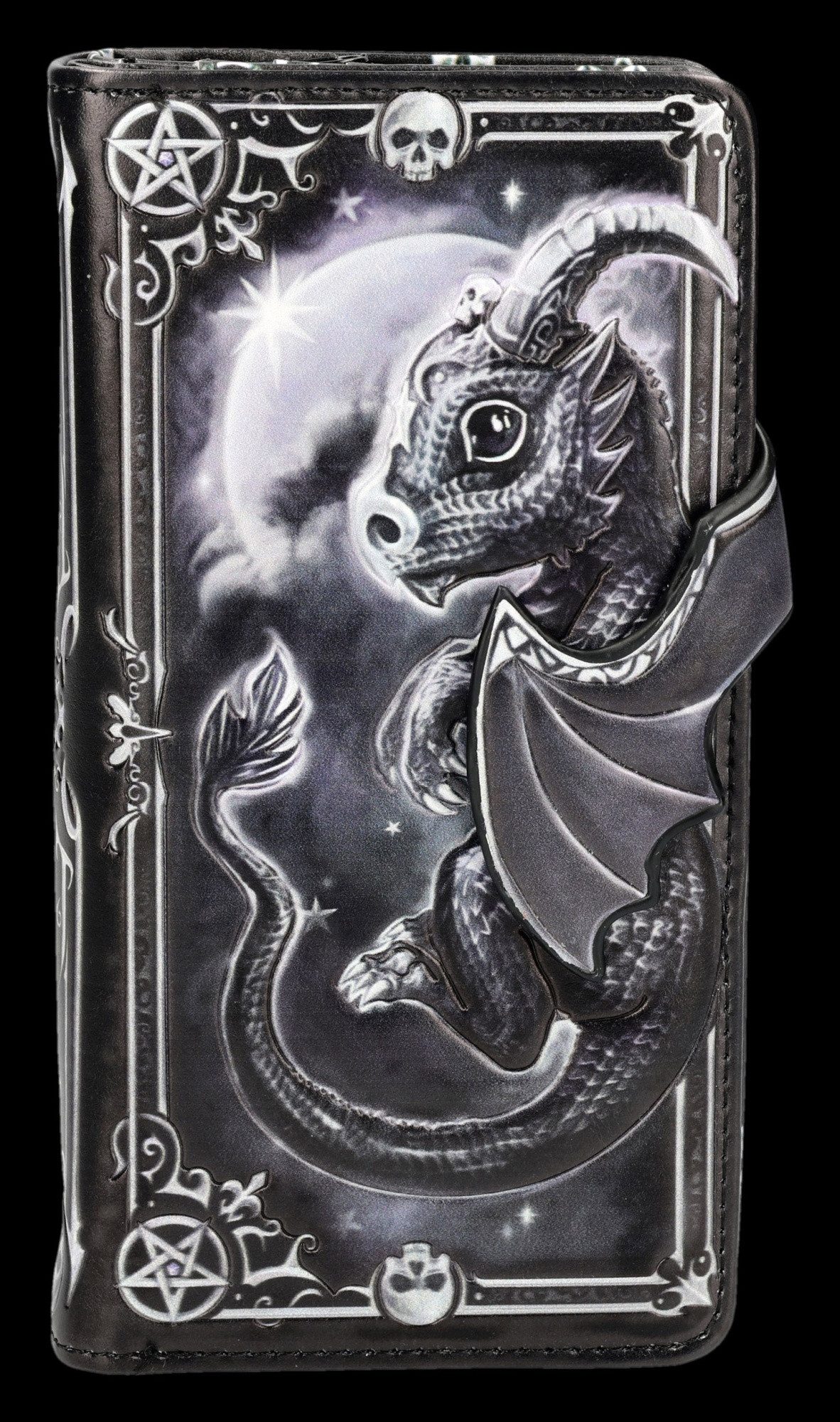 Figuren Shop GmbH Geldbörse Drachen Geldbörse – Cult Cuties Moon of Lucifly Portemonnaie 18 cm