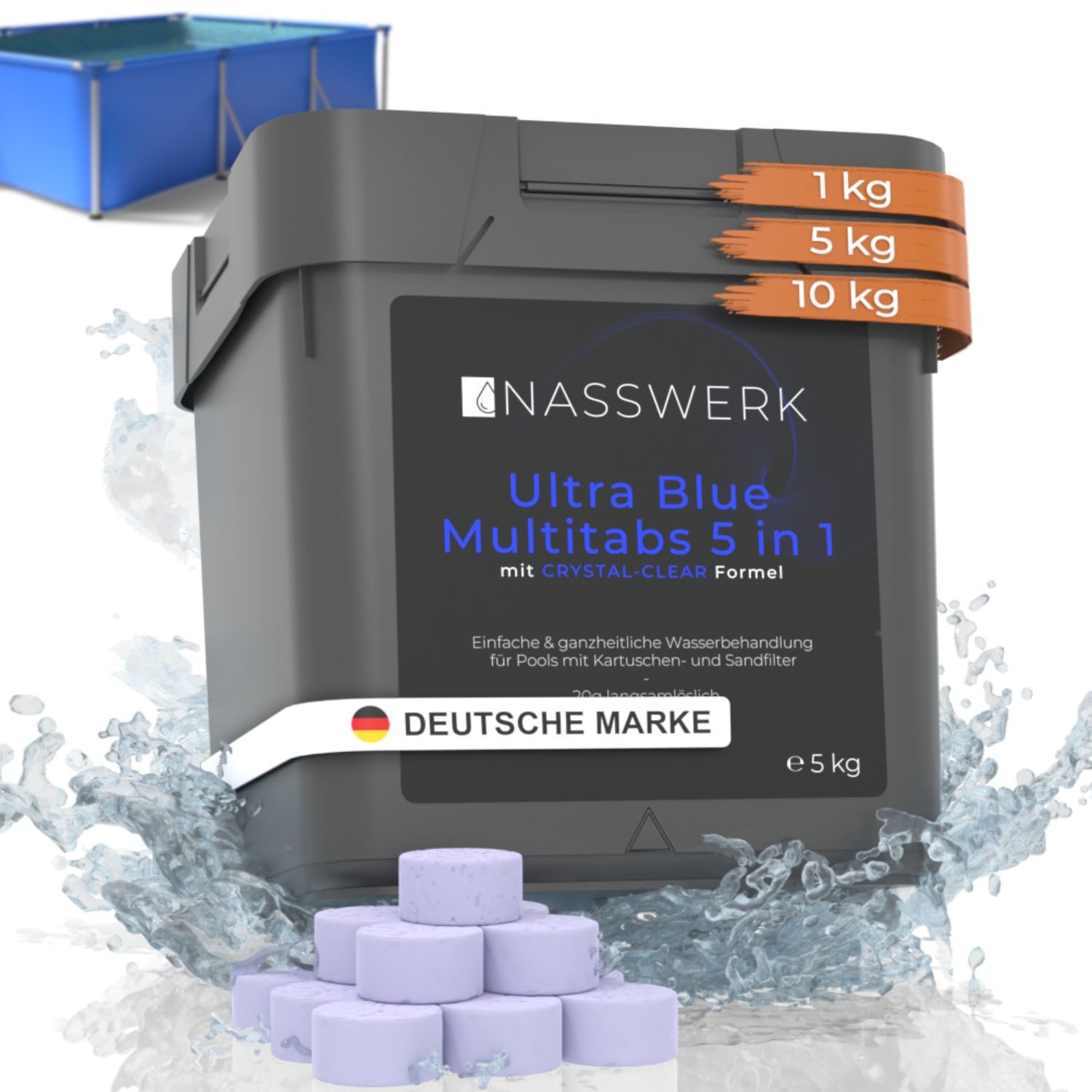 Nasswerk® Chlortabletten Multitabs 5-in-1 für Pool günstig online kaufen