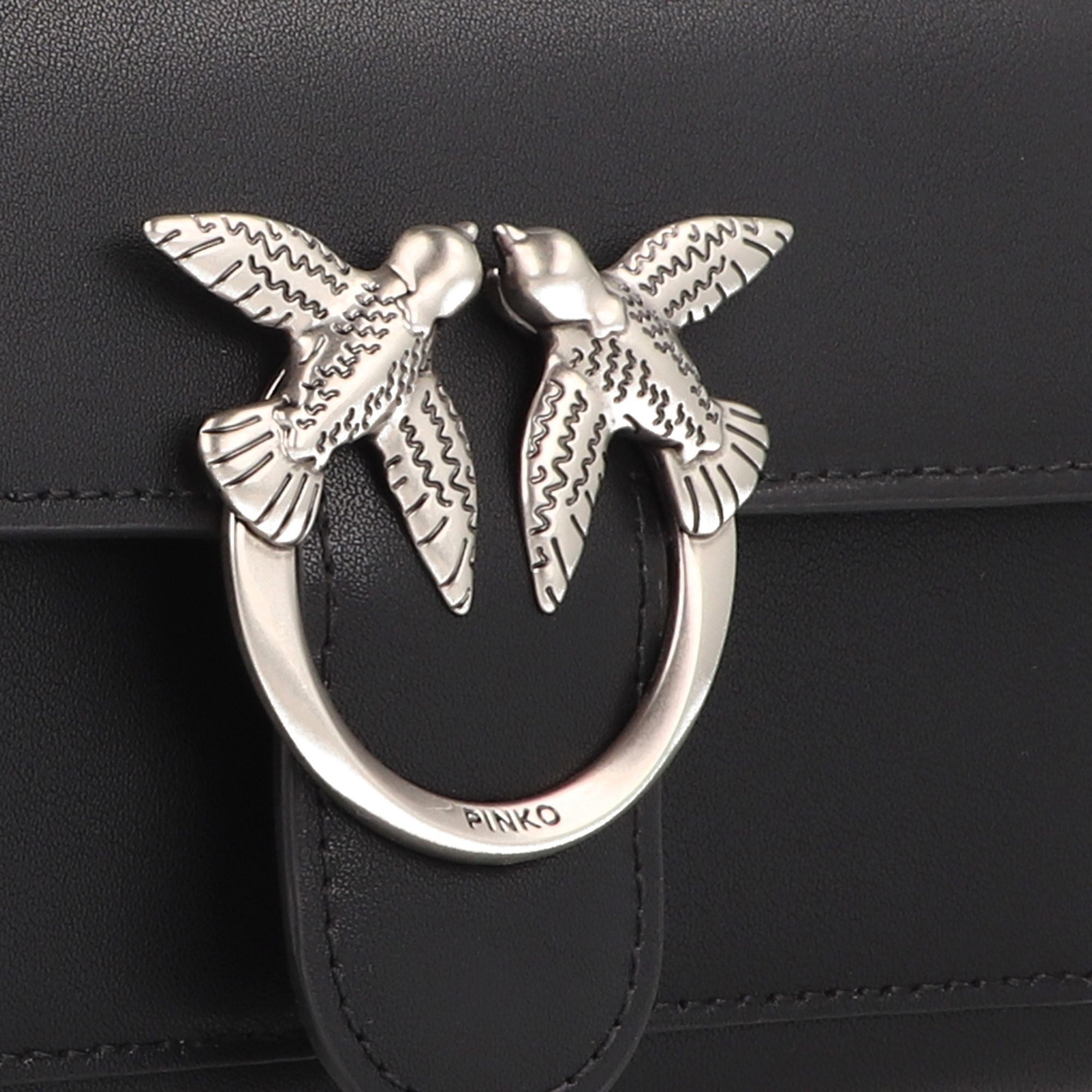 PINKO Clutch Love One, Leder