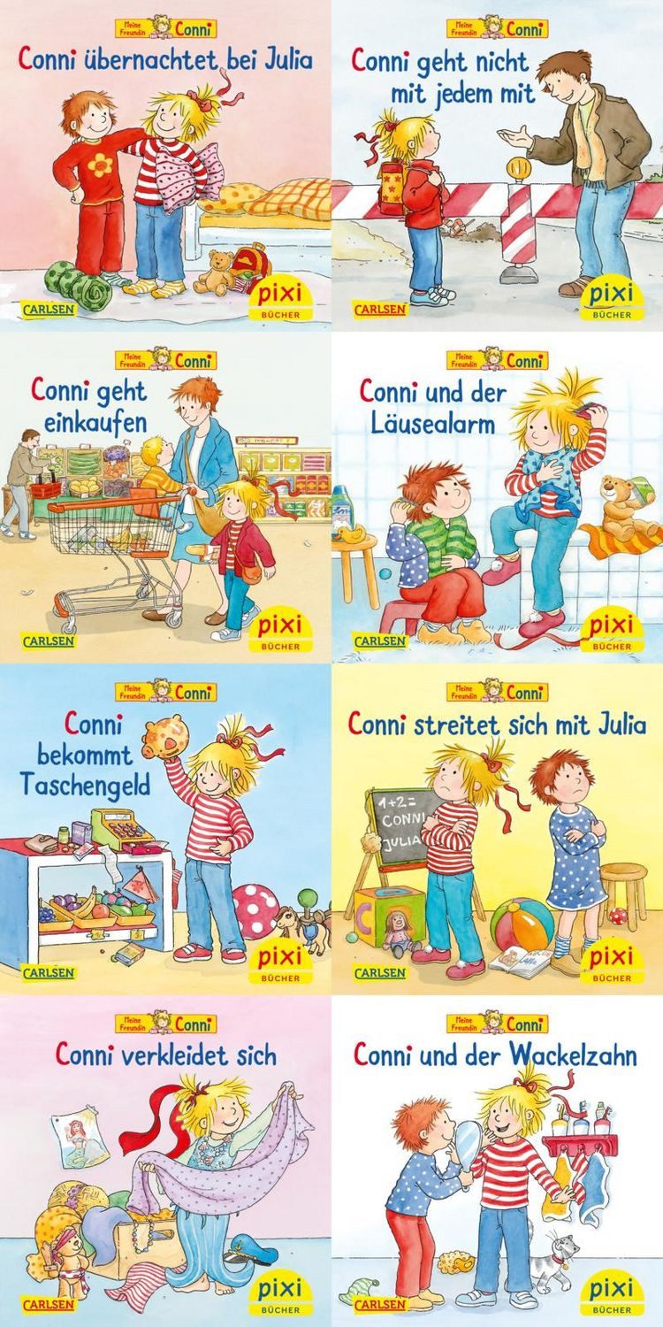 Pixi-8er-Set 260: Meine Freundin Conni (8x1 Exemplar) / Liane Schneider
