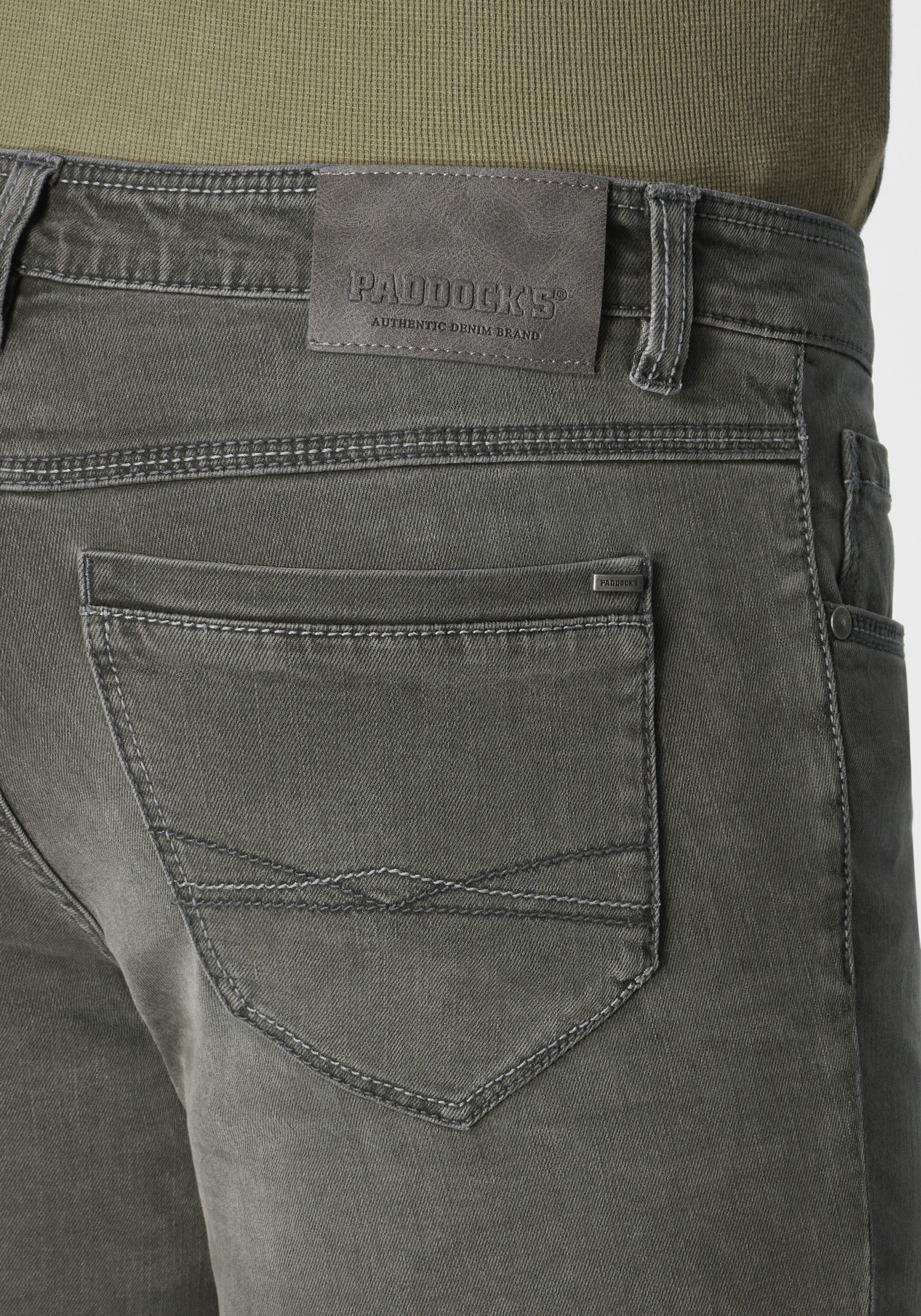 Paddock's Slim-fit-Jeans PIPE Colored Denim Jeans mit Stretch