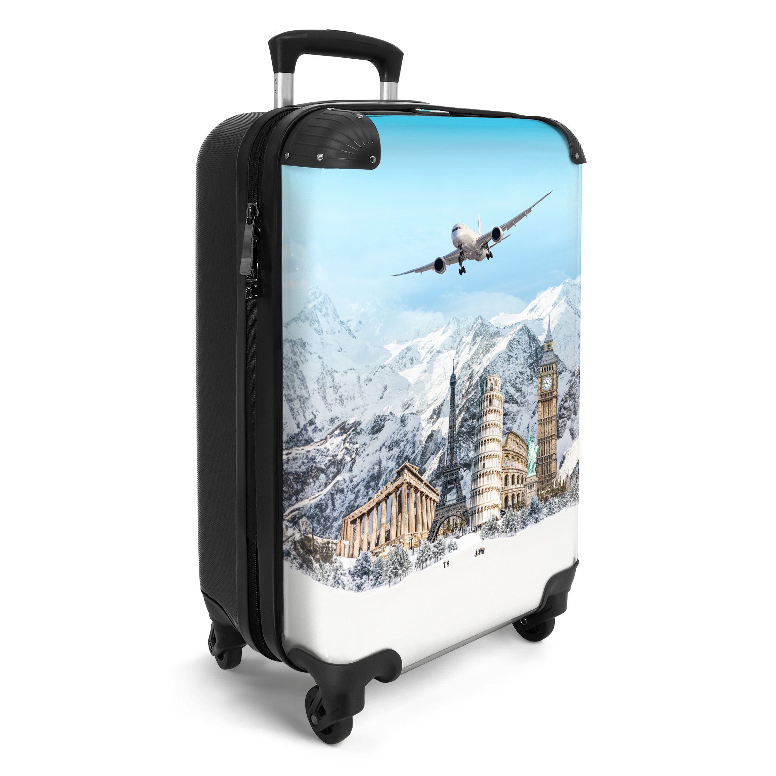 NoBoringSuitcases.com© Hartschalen-Trolley Architektur - Flugzeug - günstig online kaufen