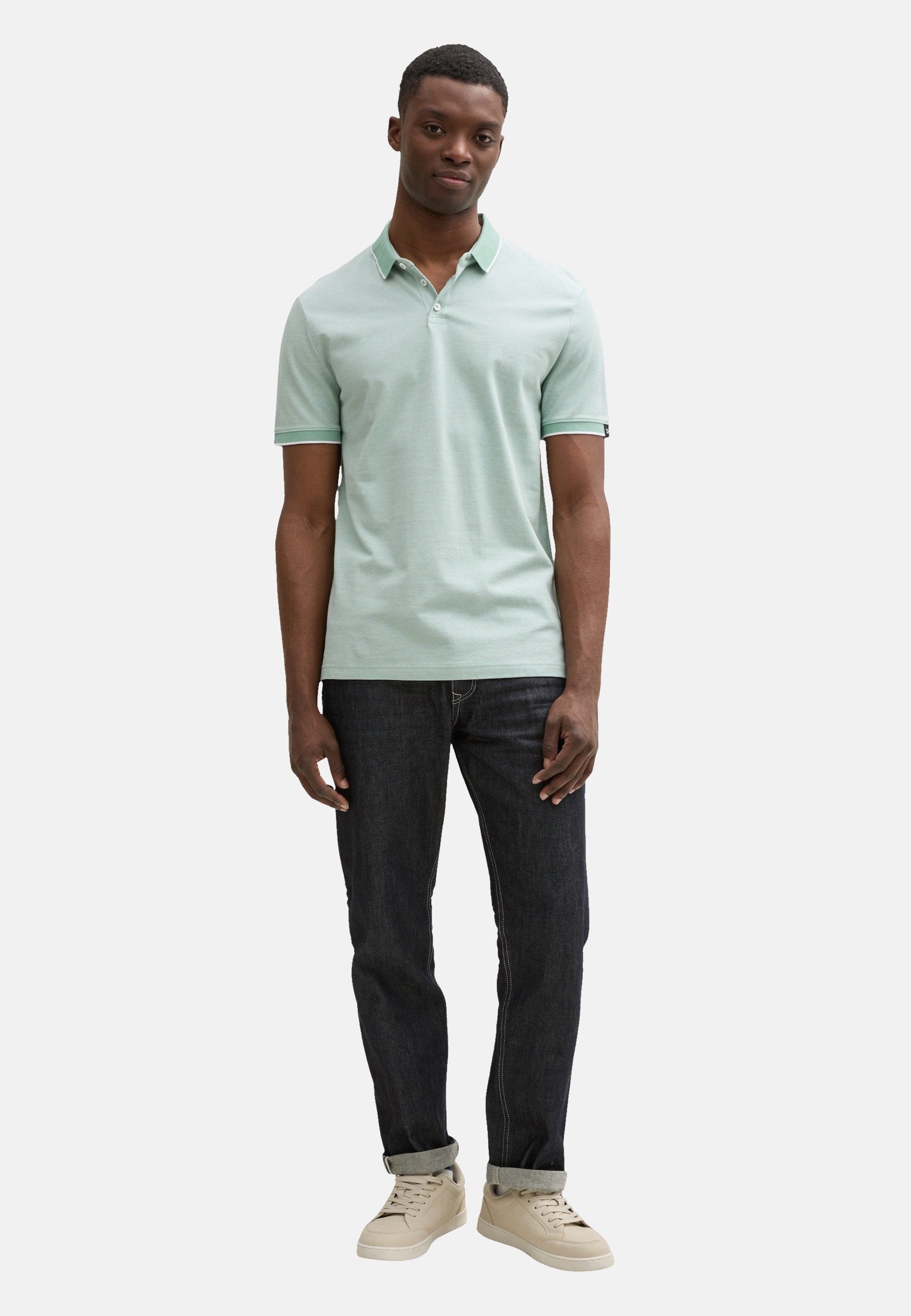 TOM TAILOR Poloshirt Poloshirt Kurzarmshirt mit Polokragen (1-tlg., 1) günstig online kaufen