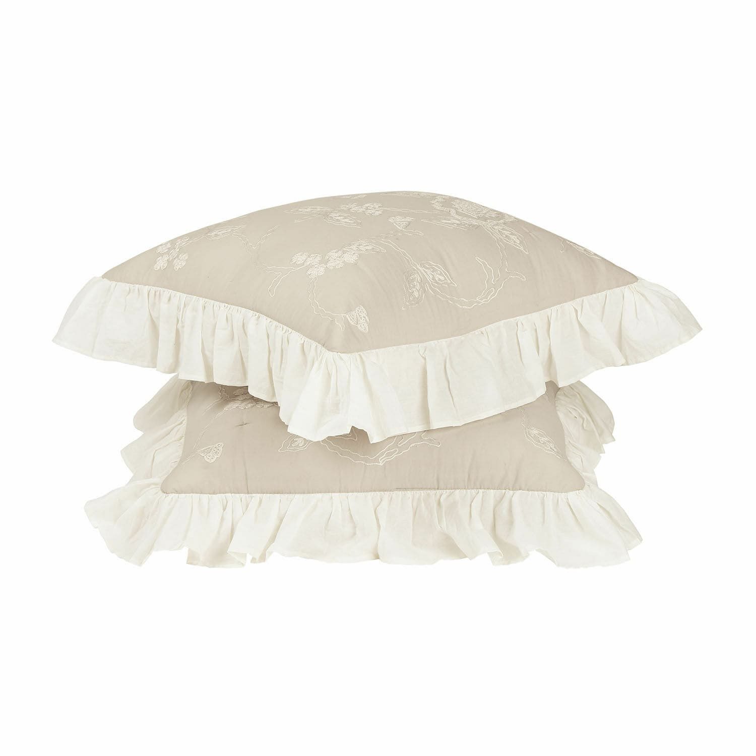 Mirabeau Kissenhülle Kissenhülle 2er Set Clarissa grau, none – Bild 3 von 5