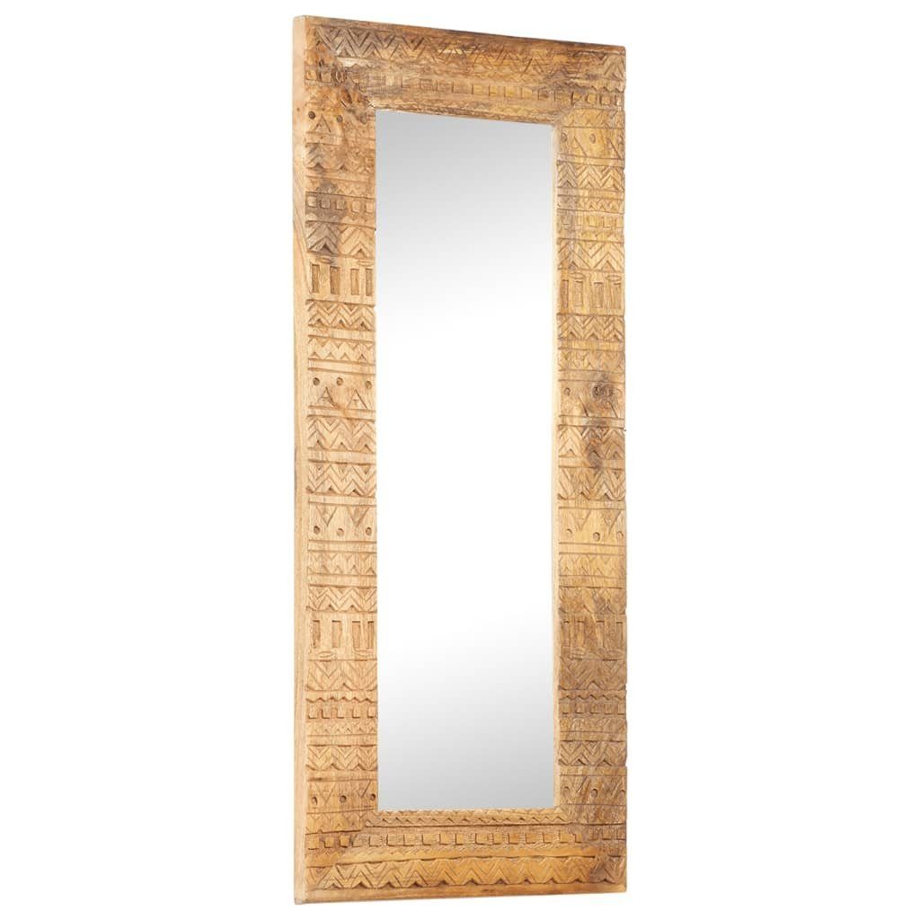 vidaXL Spiegel Handgeschnitzter Spiegel 110x50x2,5 cm Massivholz (1-St)
