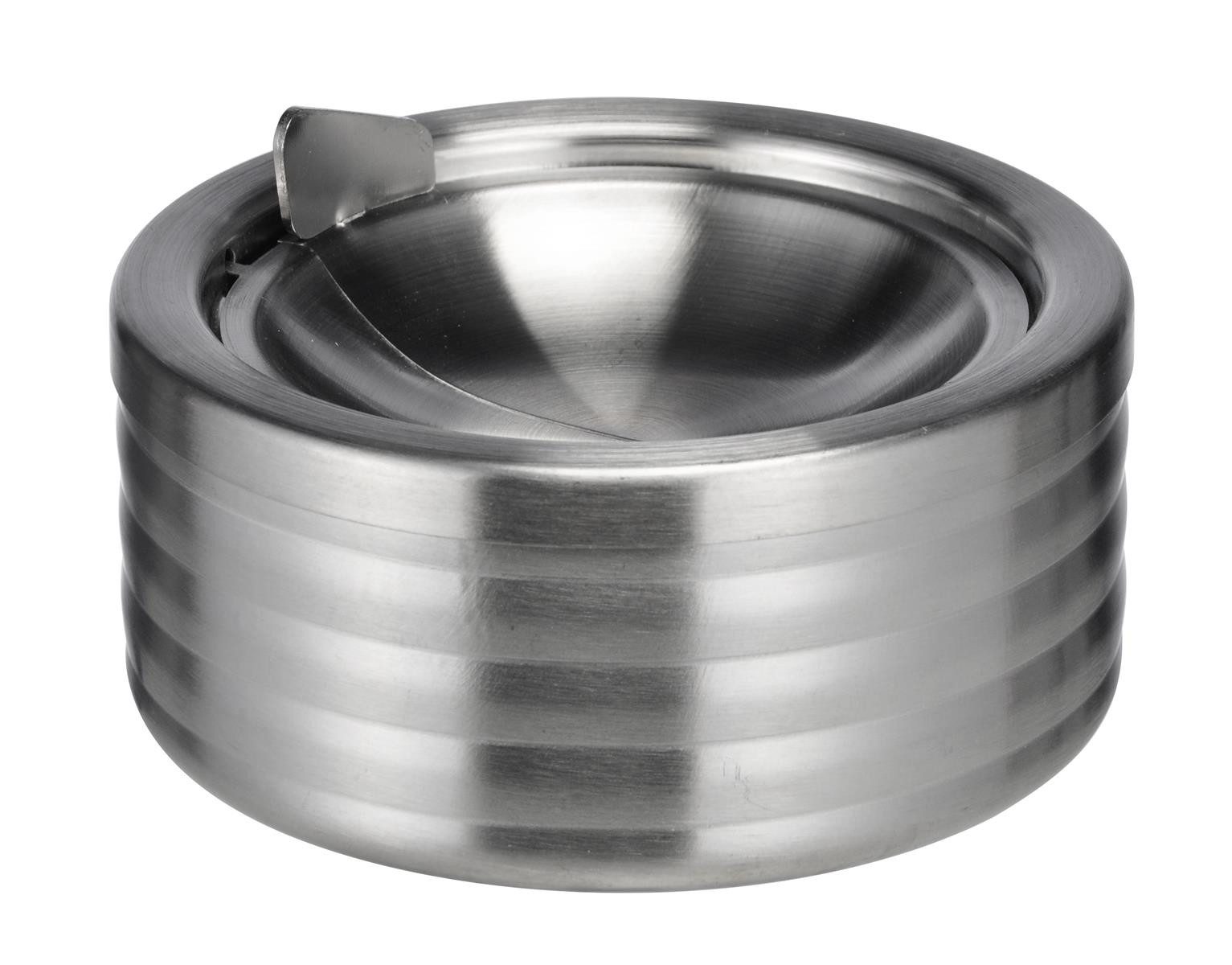 Aschenbecher Aschenbecher mit Deckel Windaschenbecher Klappaschenbecher Edelstahl