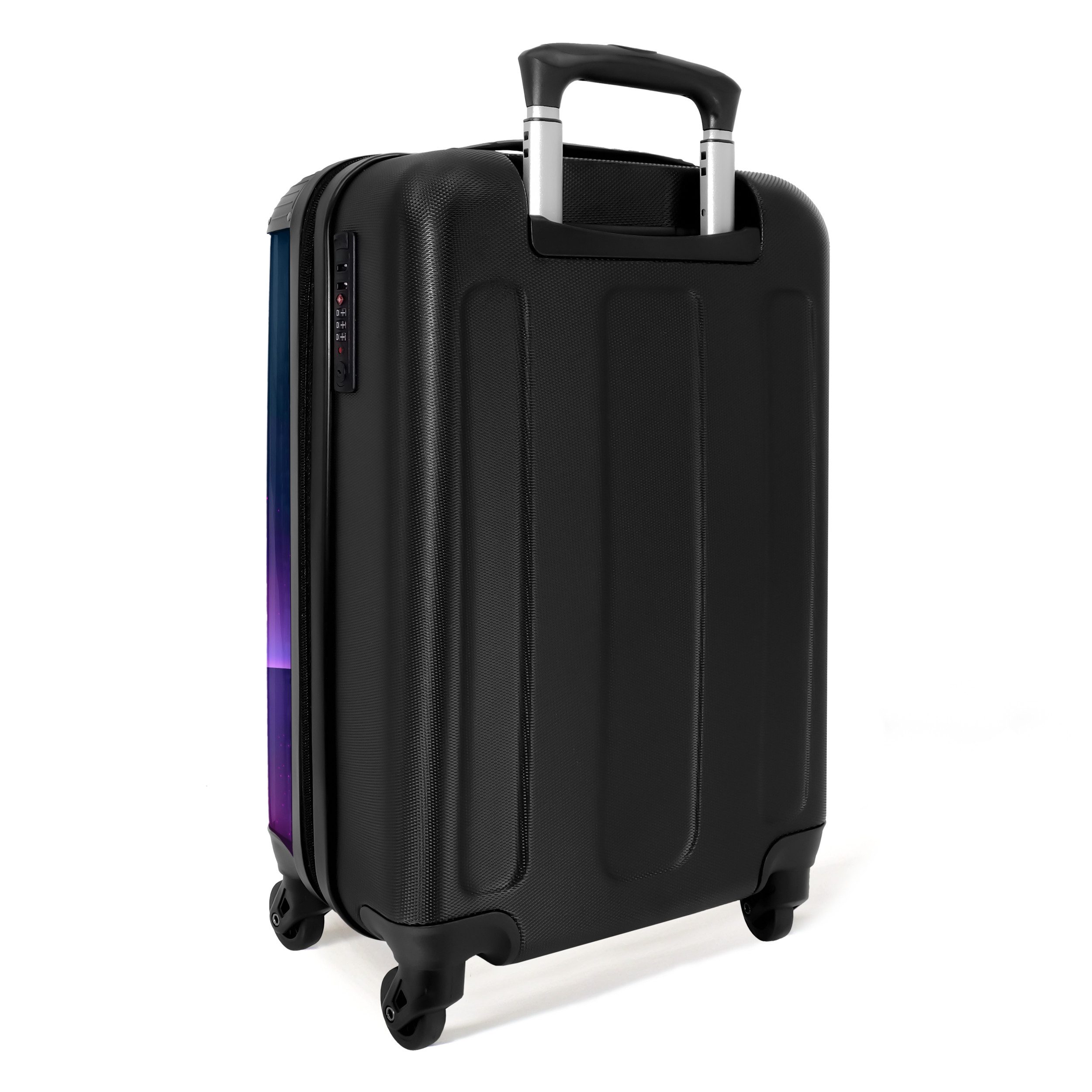 NoBoringSuitcases.com© Kinderkoffer Astronaut - Eishockey - Neon 55x35x20cm, 4 Rollen, Reisetasche mit Rollen, Koffer Handgepäck Flugzeug