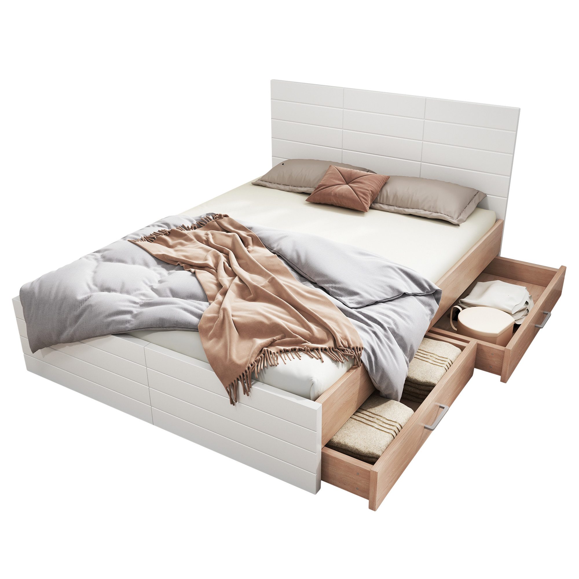 HAUSS SPOLE Polsterbett 160×200cm mit 2 günstig online kaufen