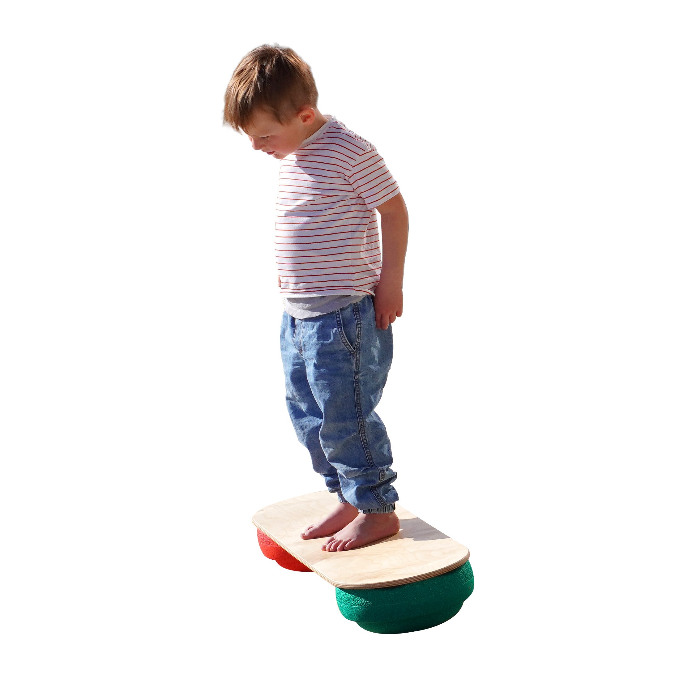 pedalo® Spiel Stapelbaustein Wippbrett/ Balanceboard/Koordination/Kinder/Erwachsene, Balancieren, Koordinieren, Passend zum original Stapelstein