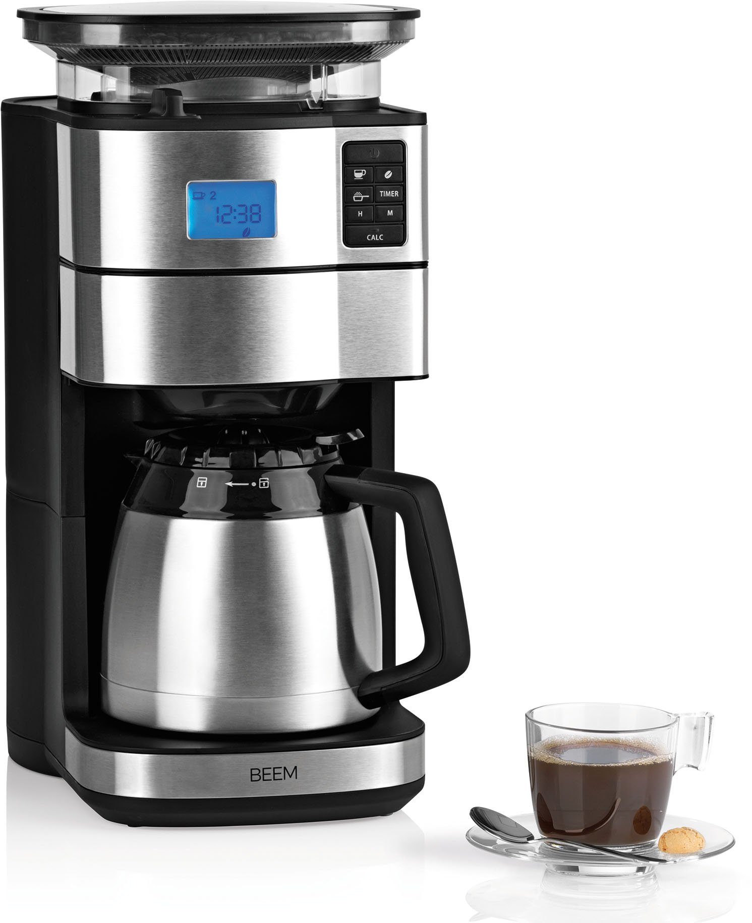 BEEM Kaffeemaschine mit Mahlwerk Fresh-Aroma-Perfect II - Thermo, 1,25l  Kaffeekanne, Permanentfilter online kaufen | OTTO