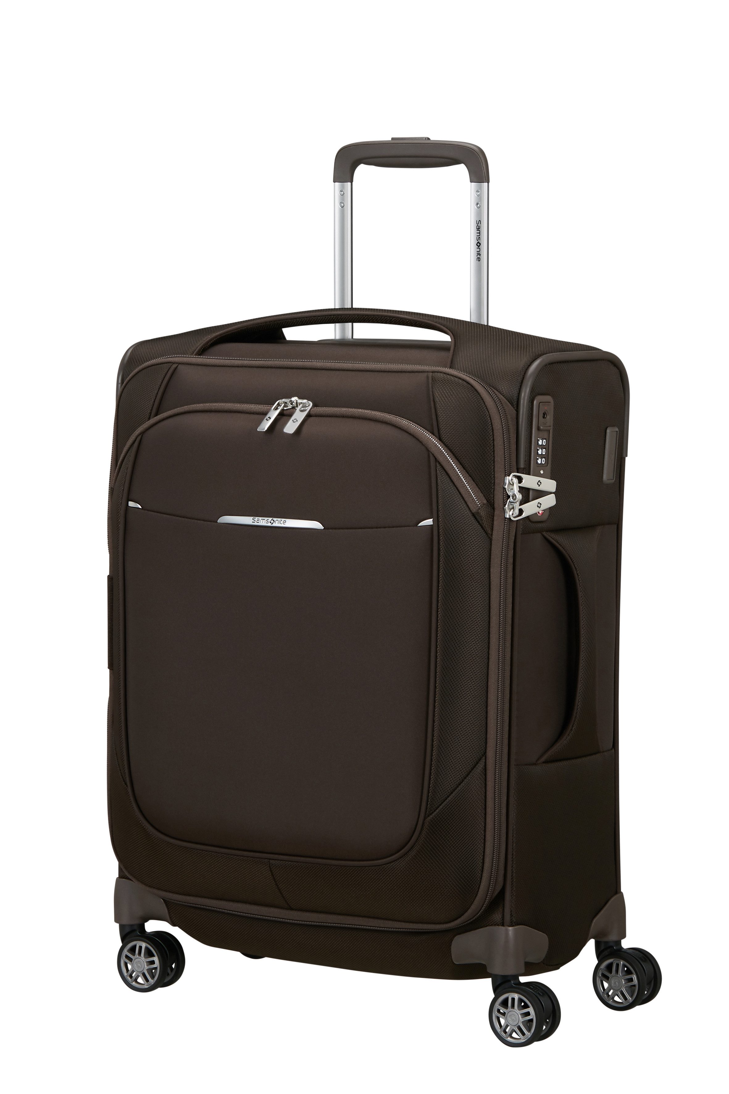 Samsonite Handgepäck-Trolley SPINNER, 100% recyceltes PET (Außen & Innenfutter), Packwürfel inklusive
