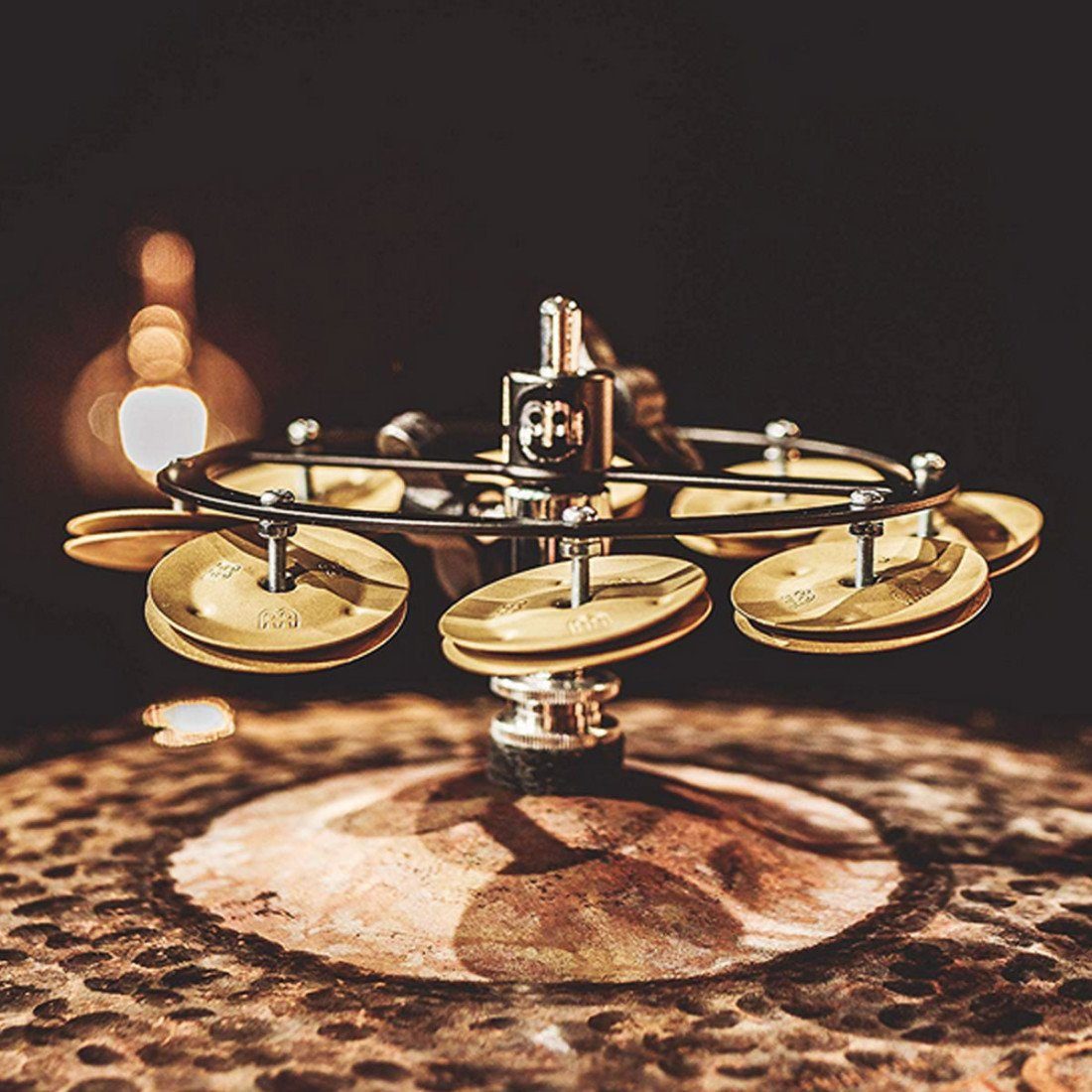 Meinl Cymbals Tamburin Meinl HTHHBG Benny Greb HiHat Tamburin mit Schlagzeugstöcken